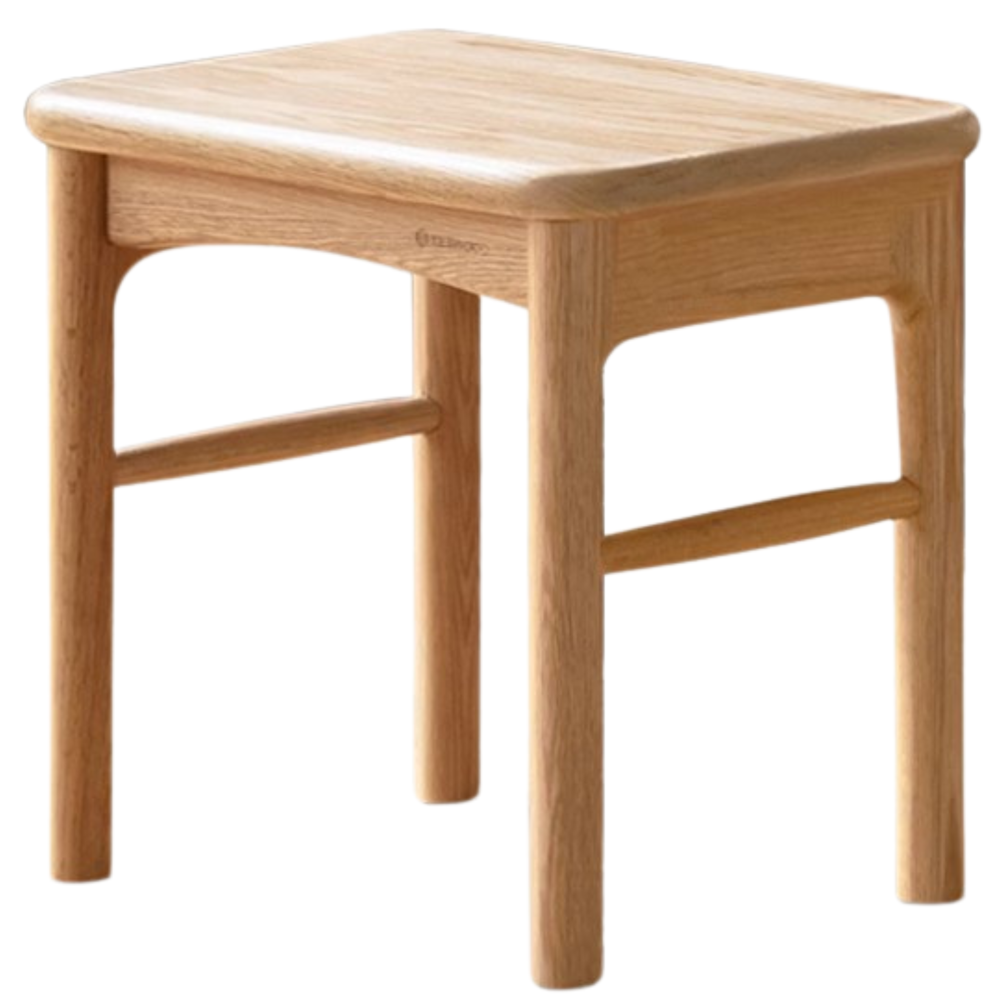Oak Solid Wood Modern Soft Tea Stool