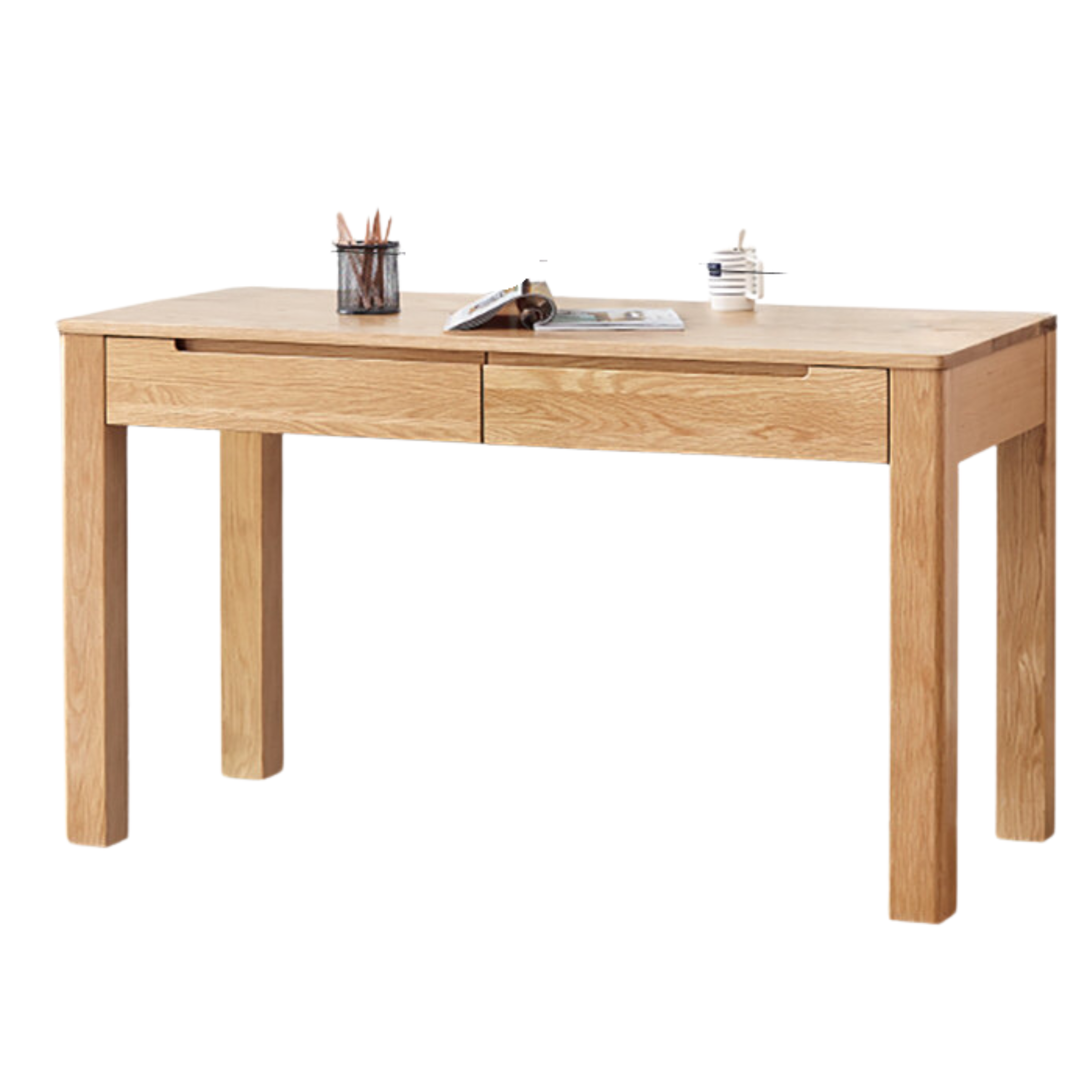Oak, Beech Solid Wood Office Desk