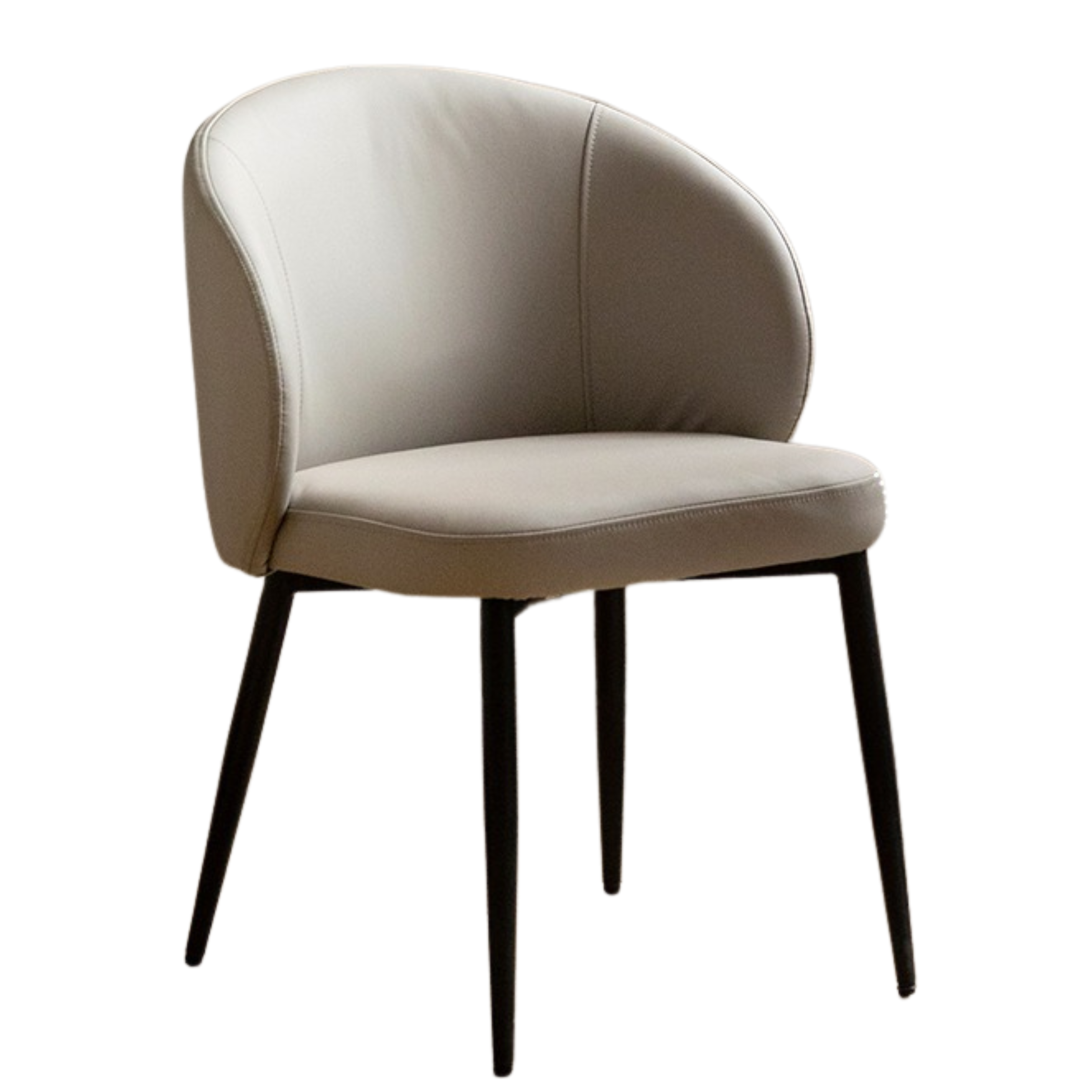 Soft Gray Leisure Dining Chair