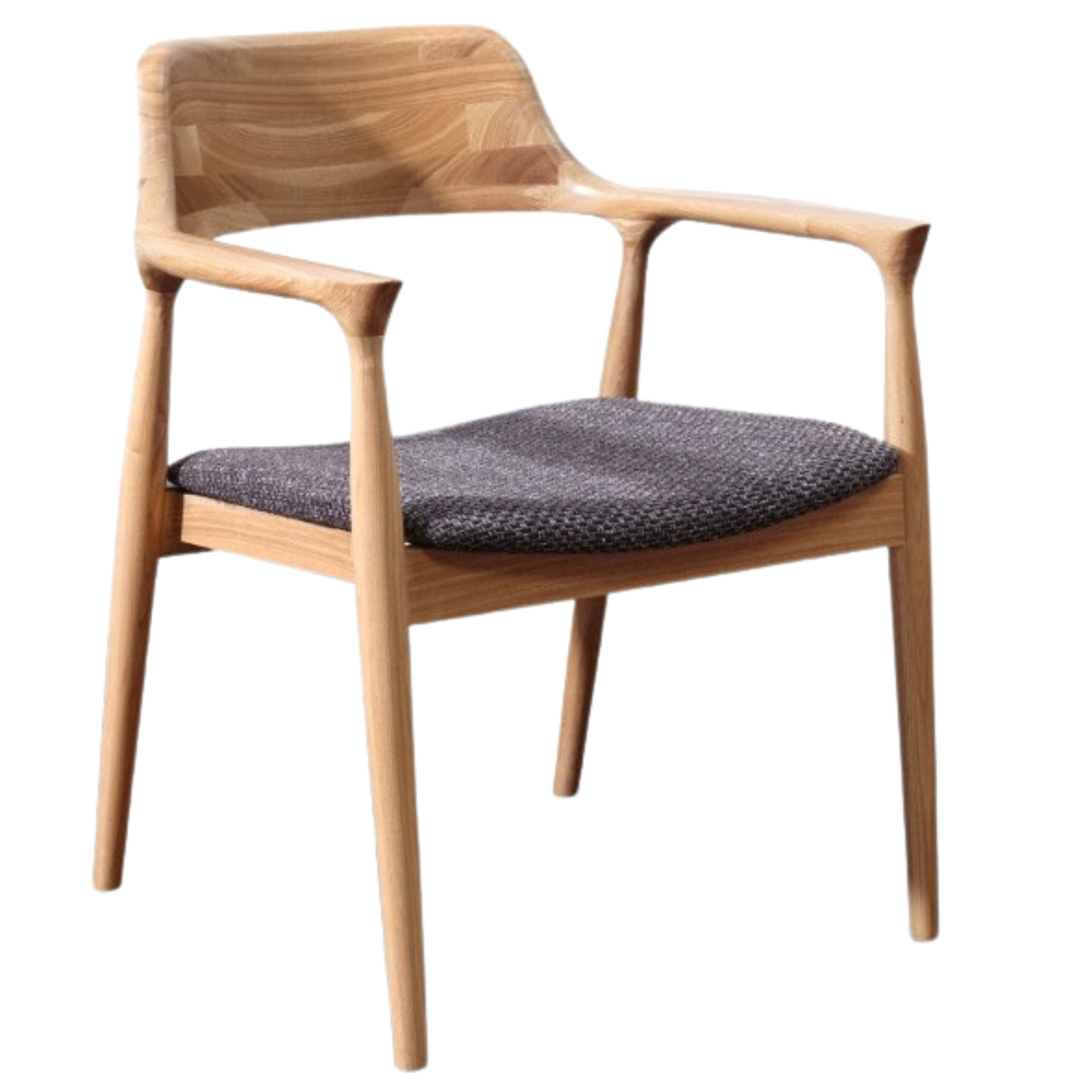 Ash Solid Wood Elegant Armchair