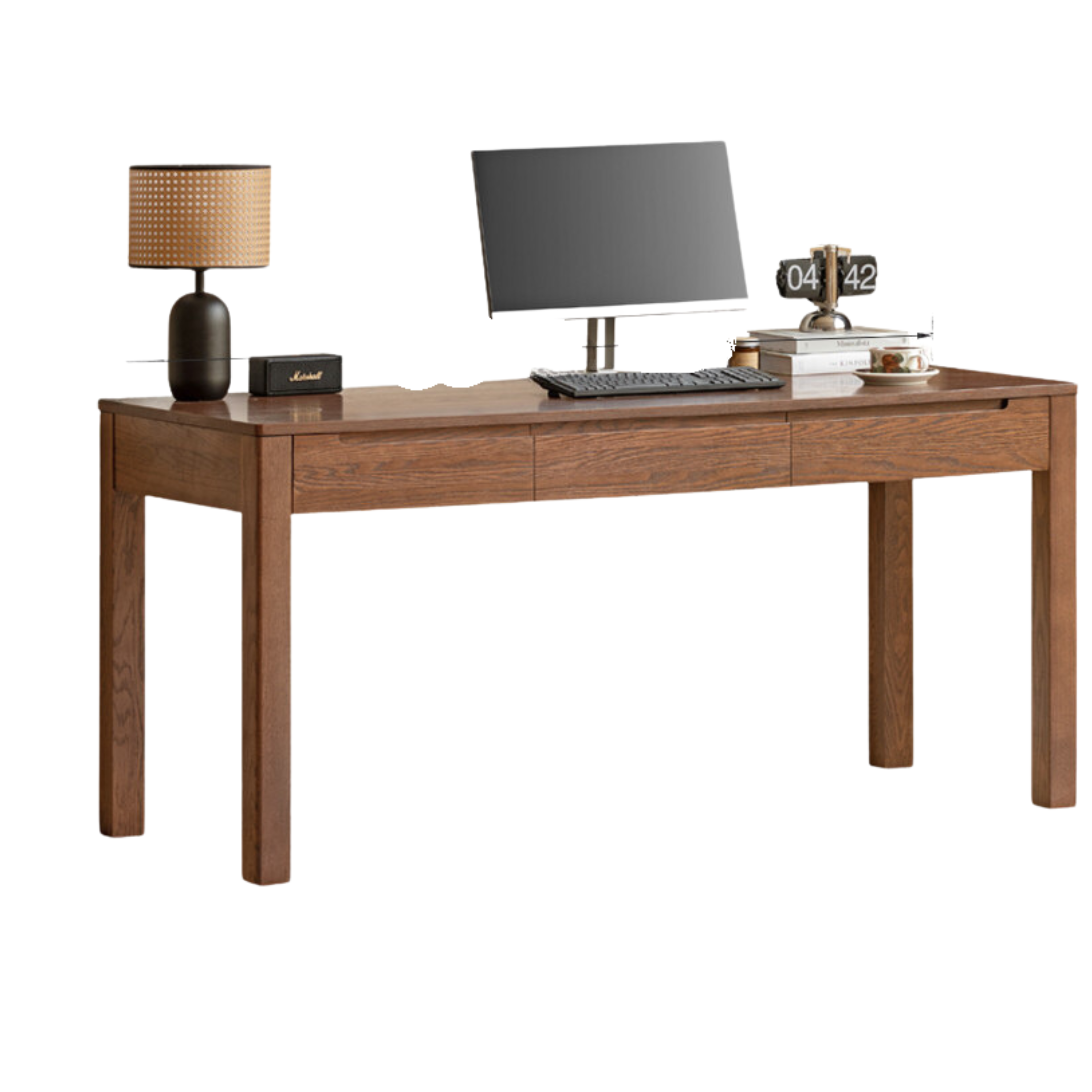 Oak, Beech Solid Wood Office Desk