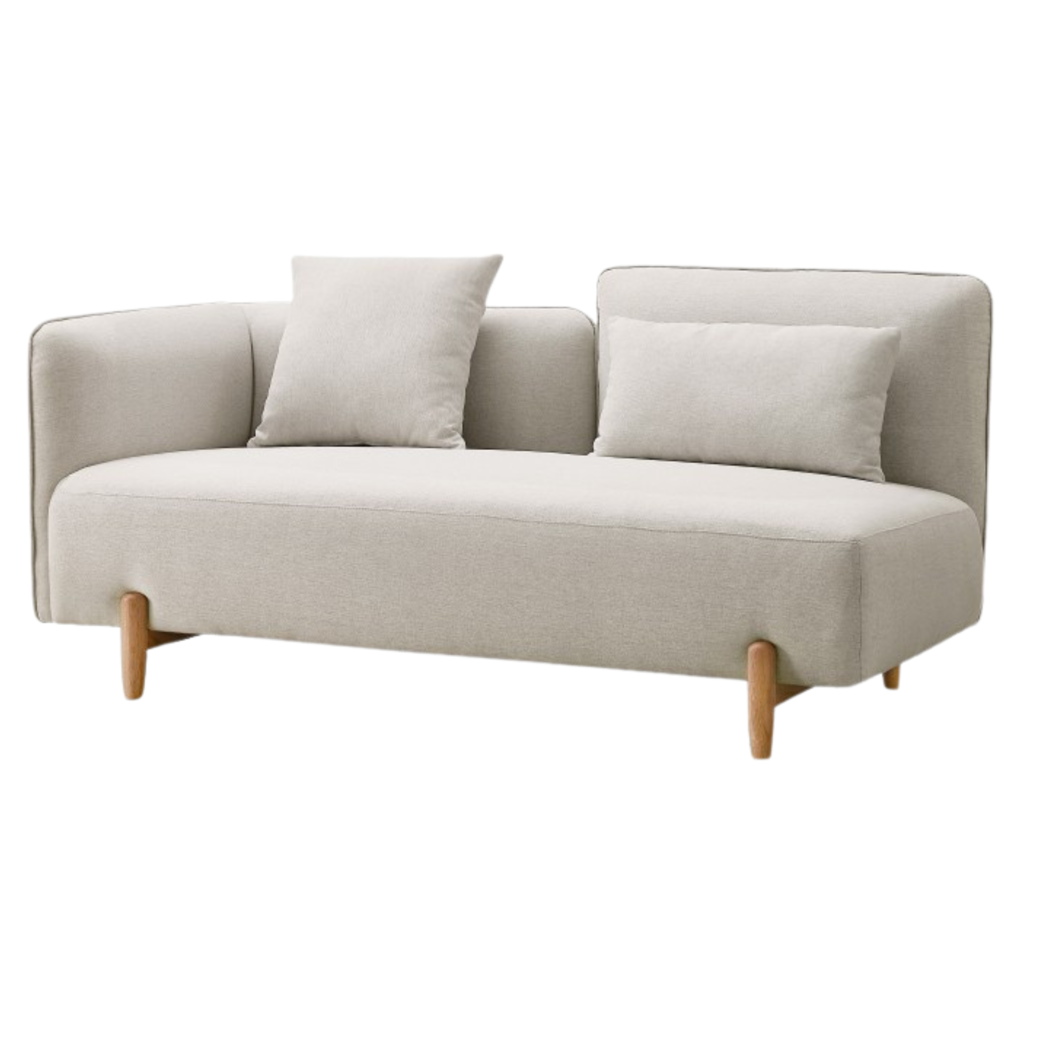 Fabric Sofa Beech Solid Wood.
