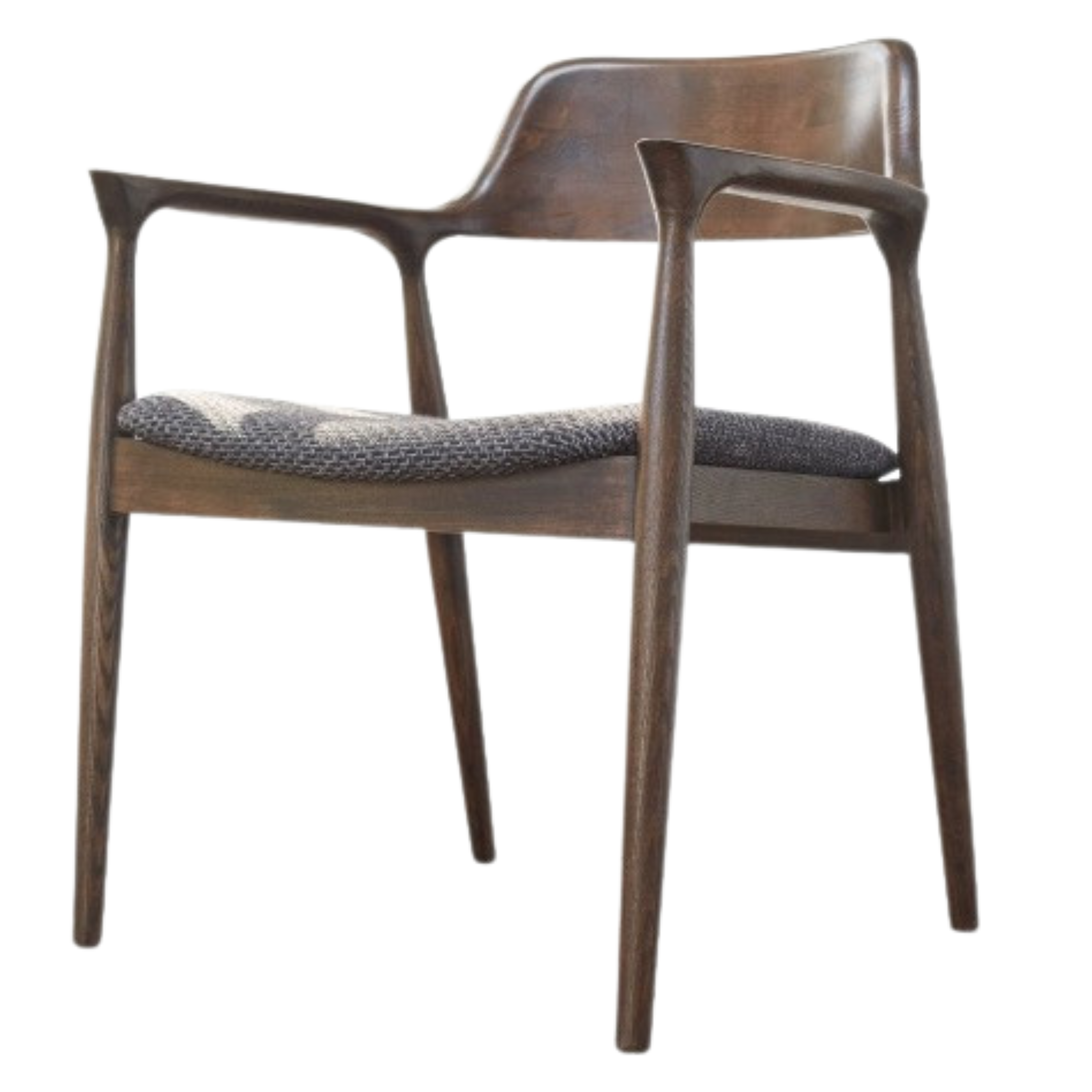 Ash Solid Wood Elegant Armchair