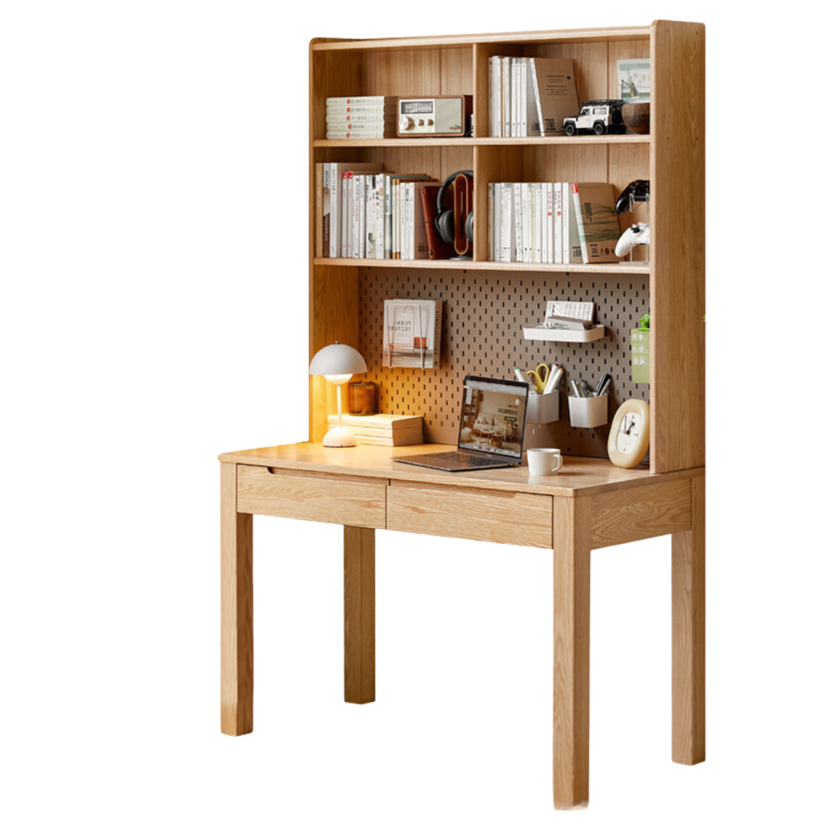 Oak, Beech Solid Wood Office Desk