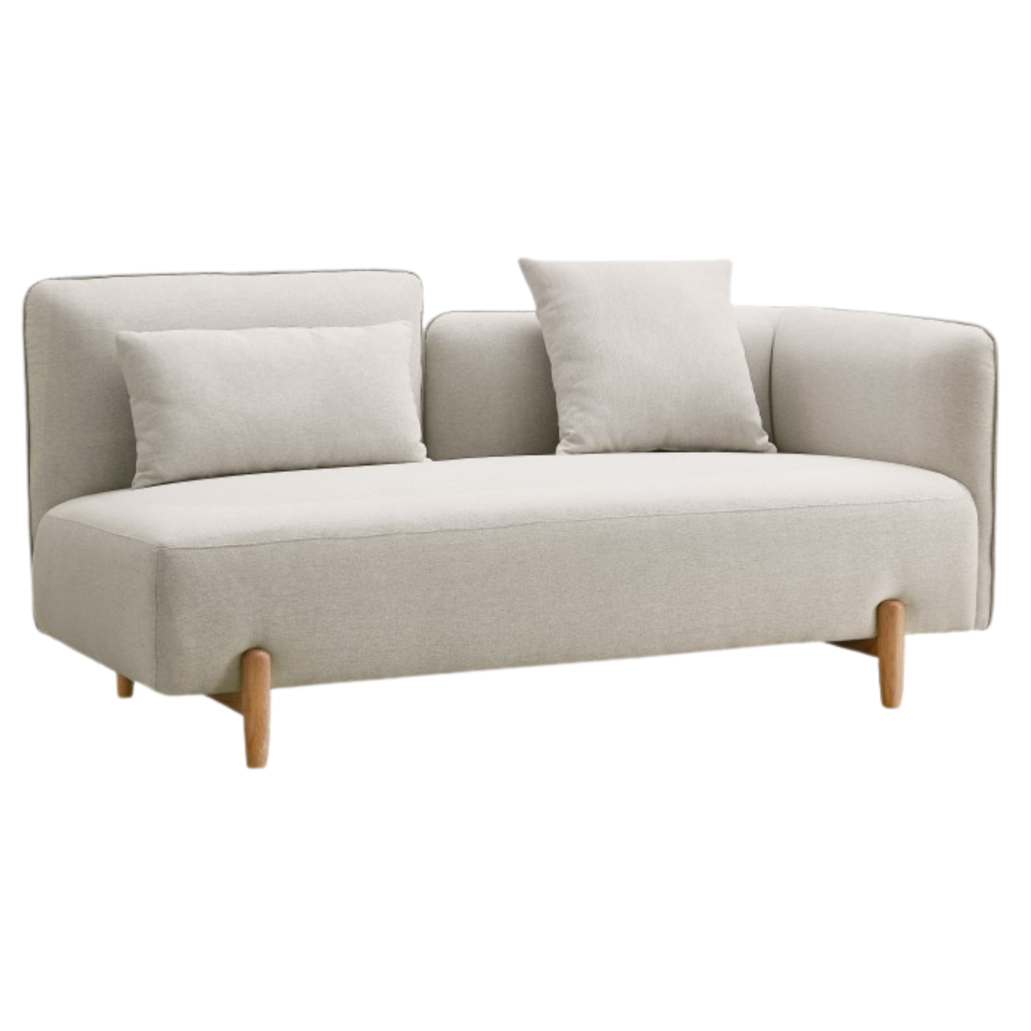 Fabric Sofa Beech Solid Wood.