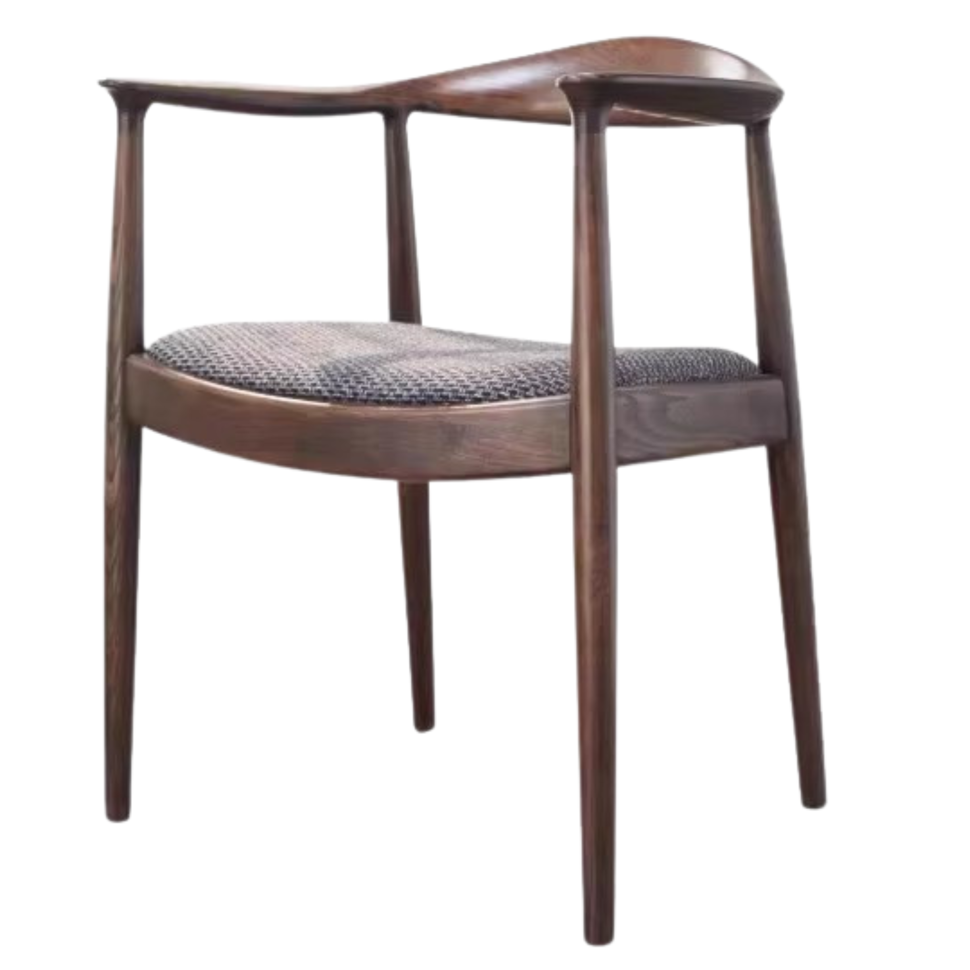 Ash Solid Wood Japanese Presidential Dining Chair