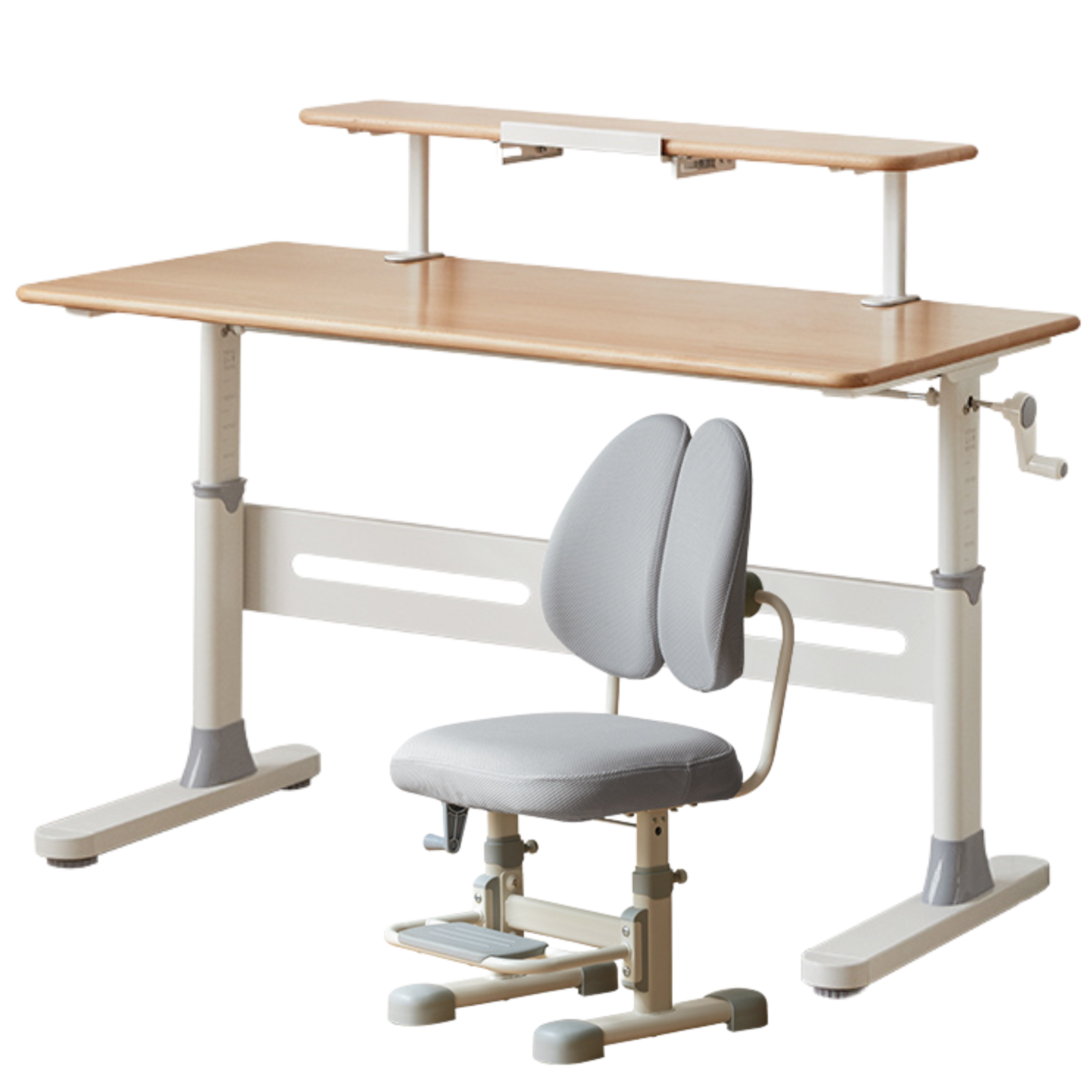 Beech Solid Wood Children's Liftable Desk