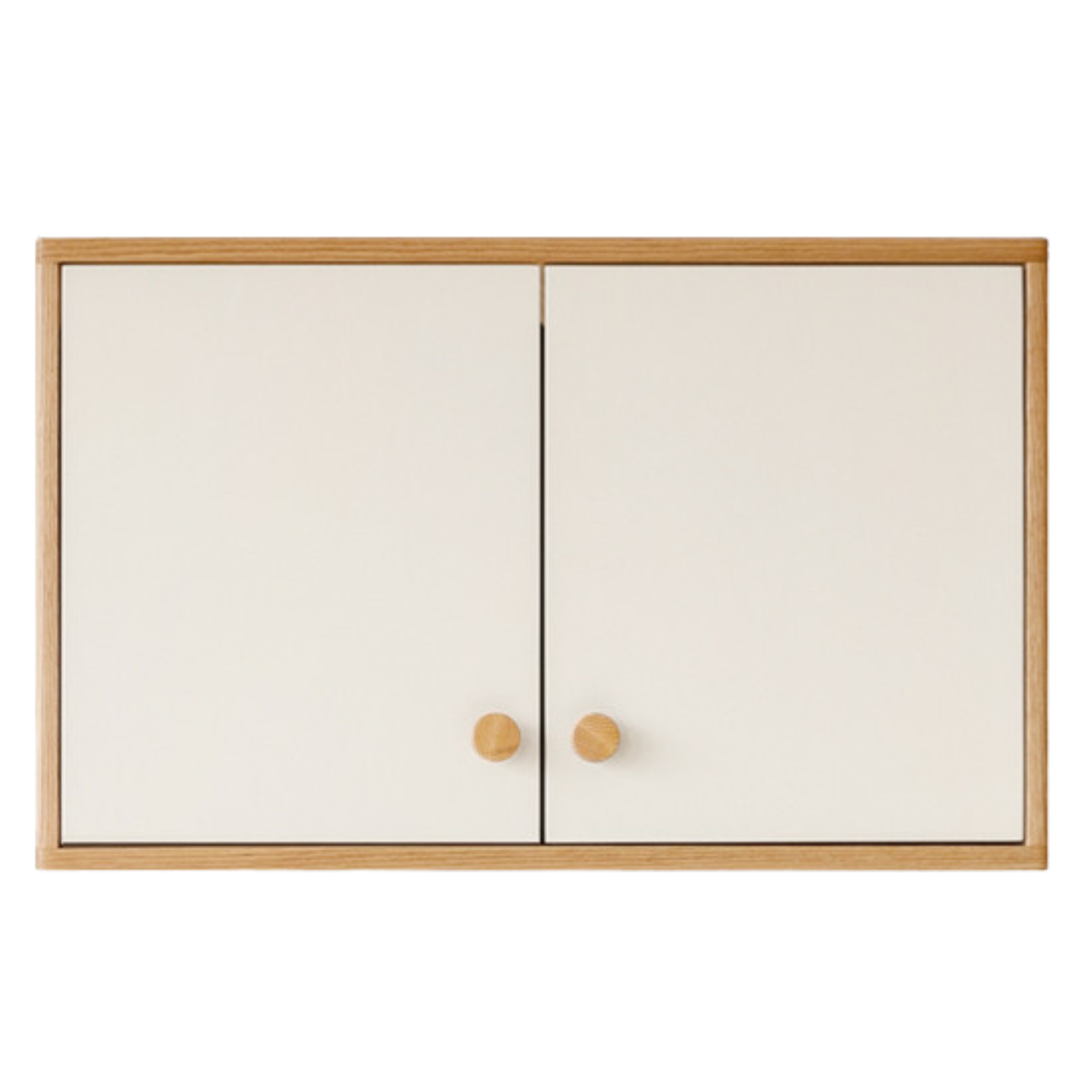 Oak Solid Wood Locker Modern Wardrobe.