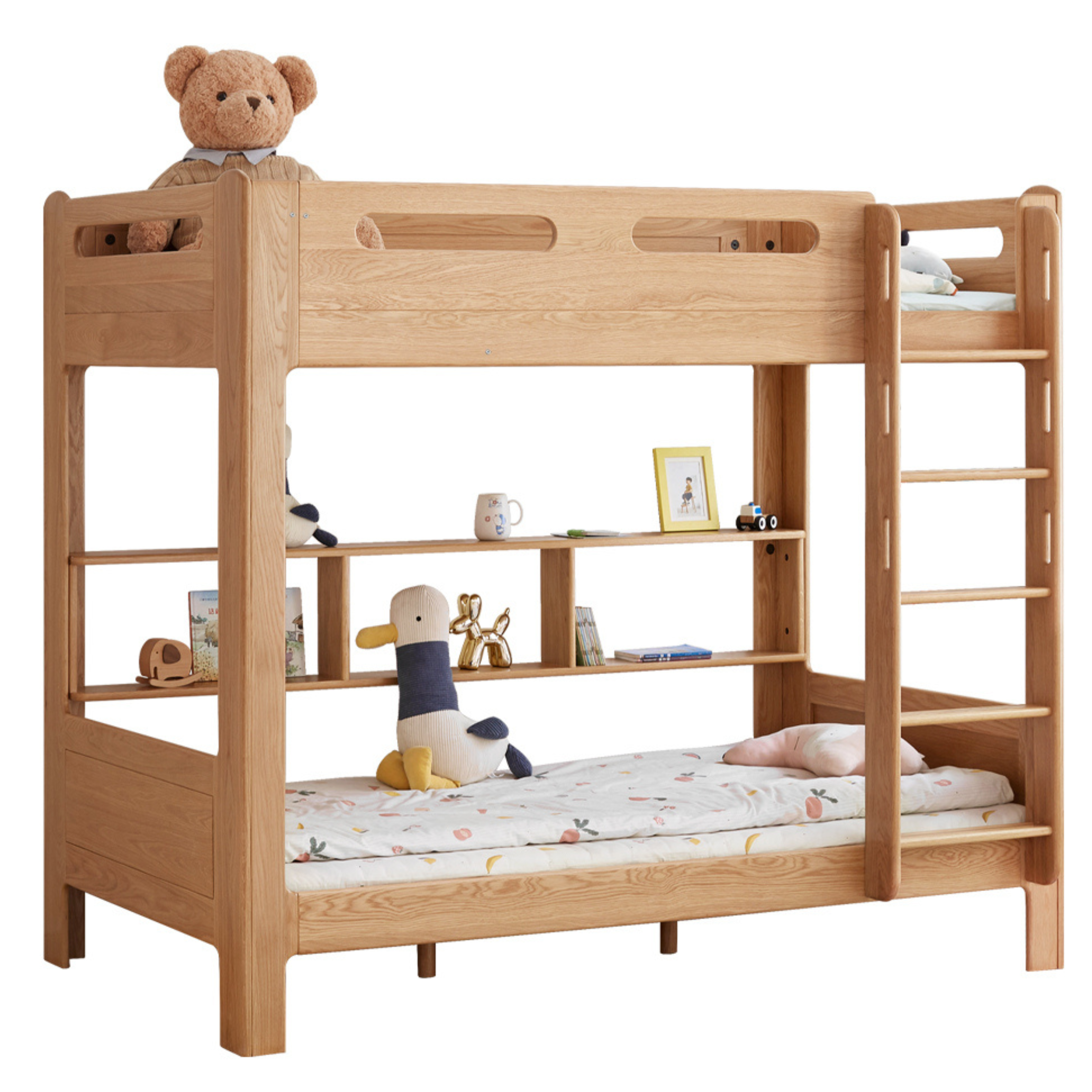 Beech, Rubberwood solid wood Bunk Bed.