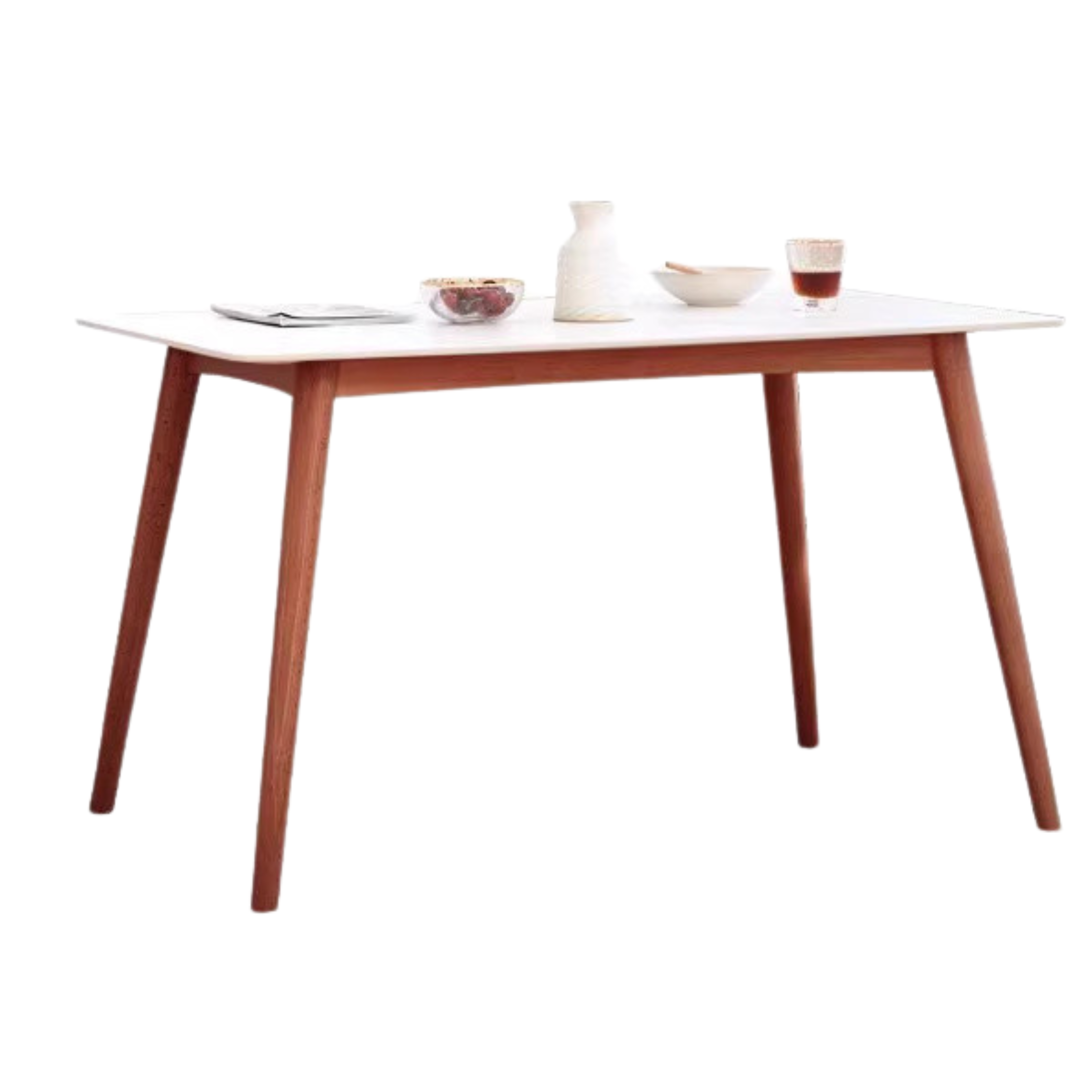 Beech Solid Wood Rock Plate Dining Table