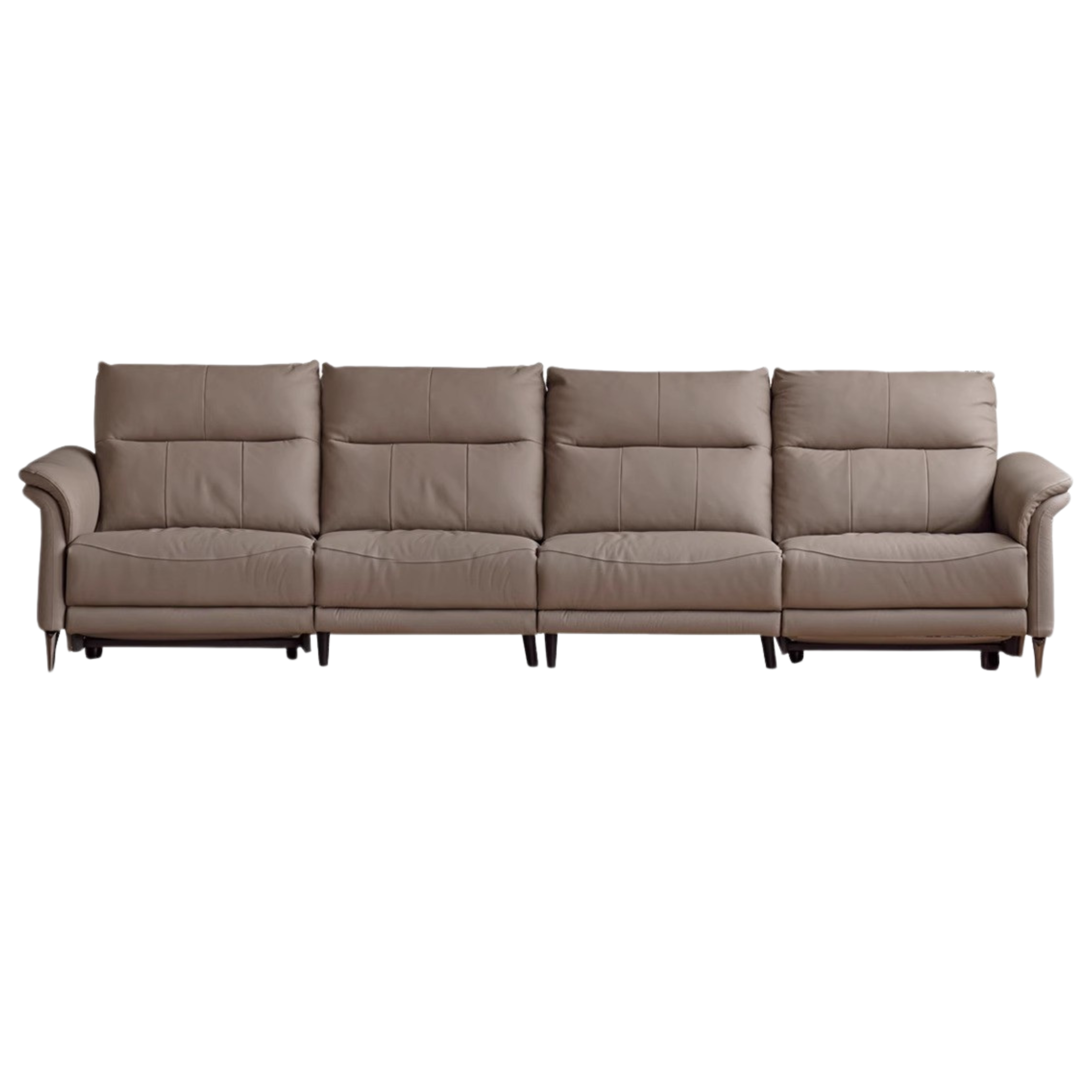 First Layer Leather Multifunctional Electric Telescopic Sofa.