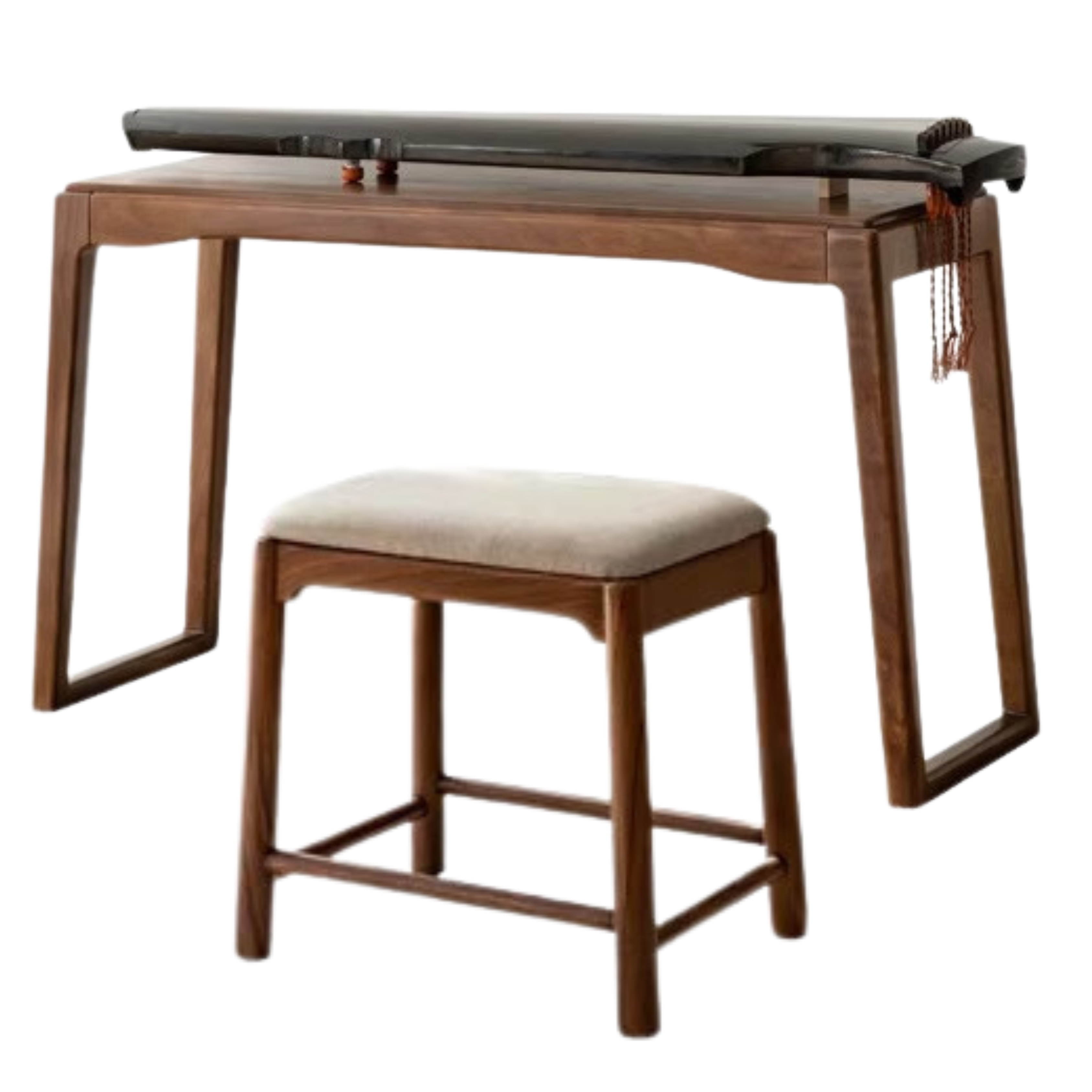 Black Walnut, Oak Solid Wood Desk