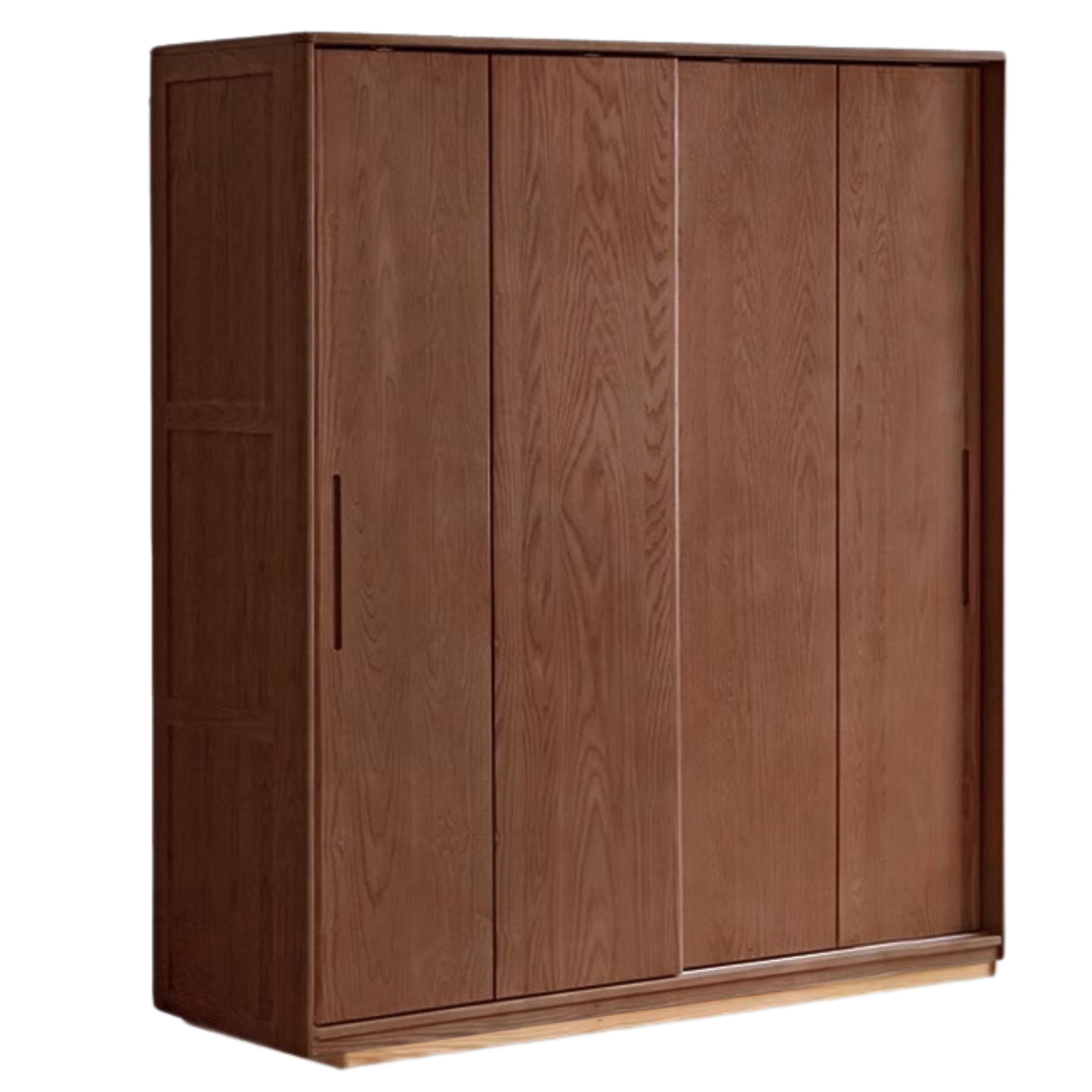 Oak, Ash Solid Wood Wardrobe Sliding Door.