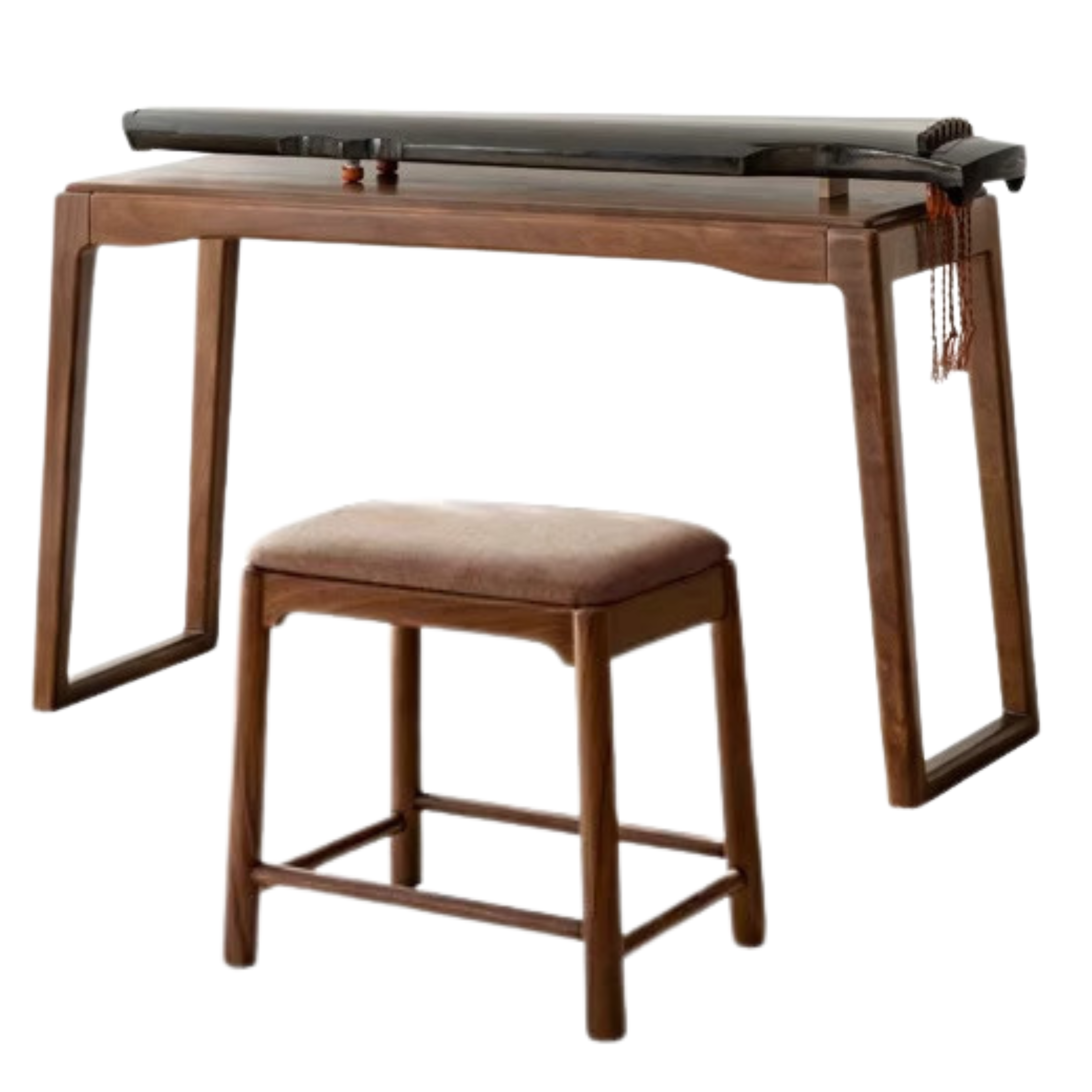 Black Walnut, Oak Solid Wood Desk