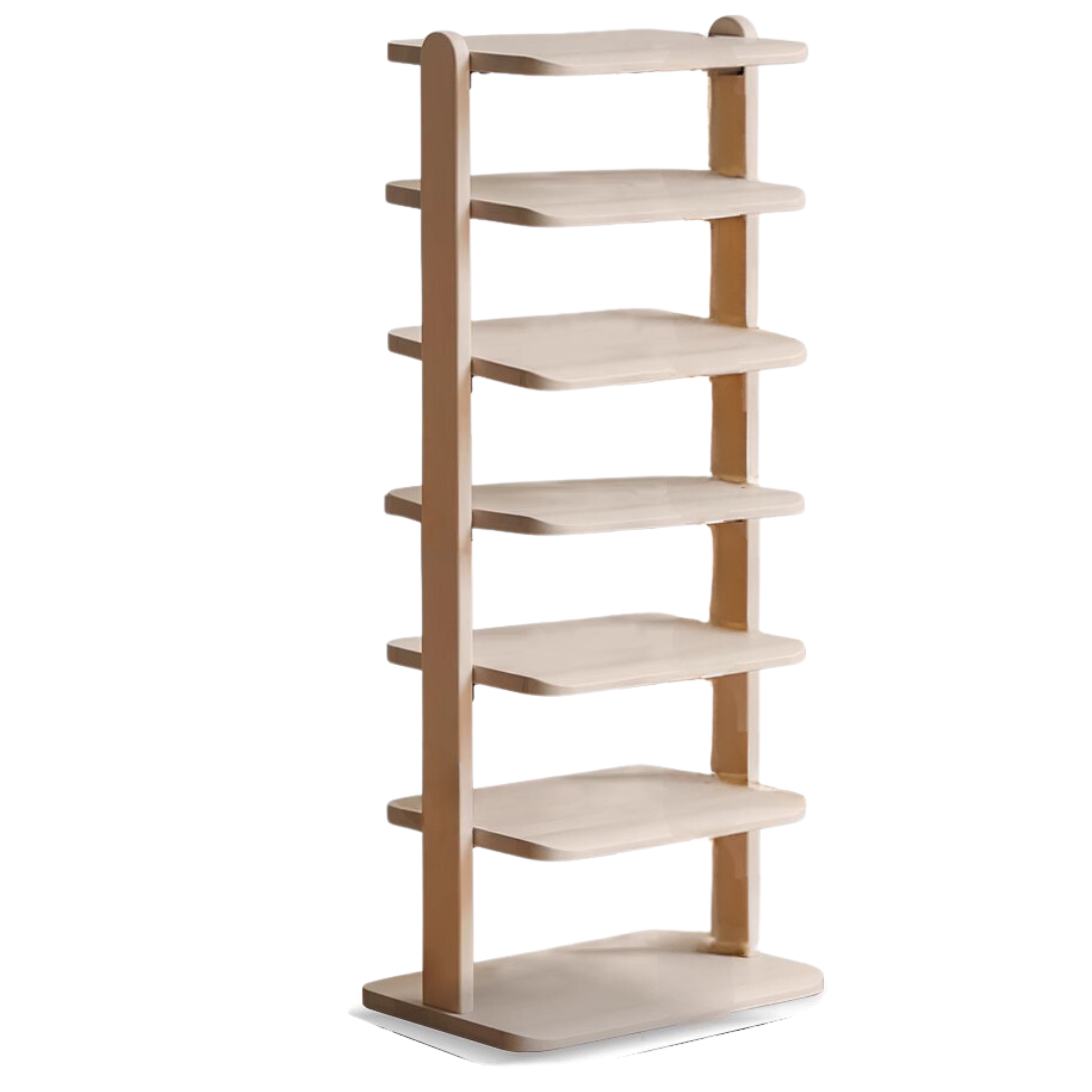 Rubberwood, Beech Solid Wood Narrow Shoe Rack