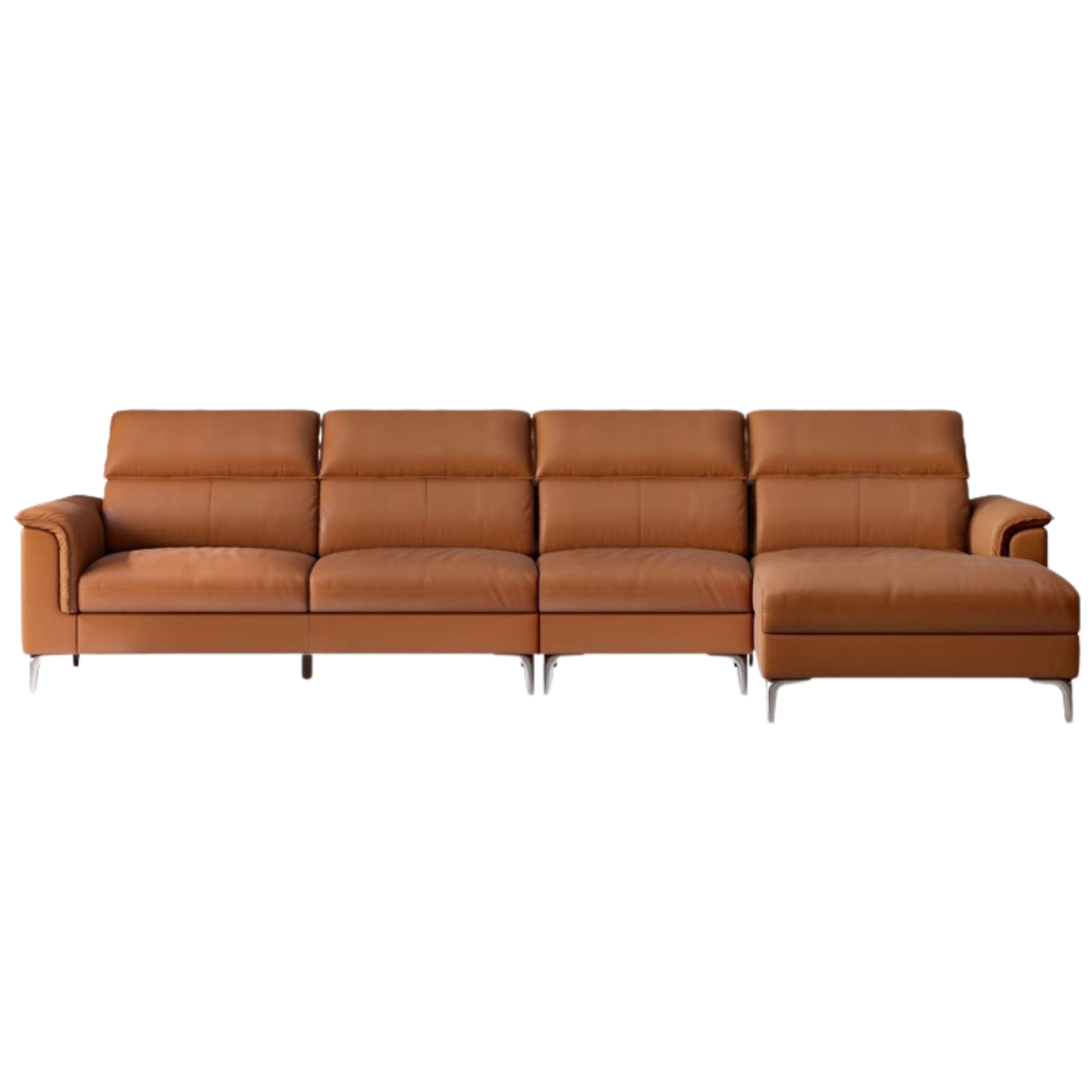 Genuine LeatherSofa, Light Luxury Top Layer Cowhide Italian Sofa.
