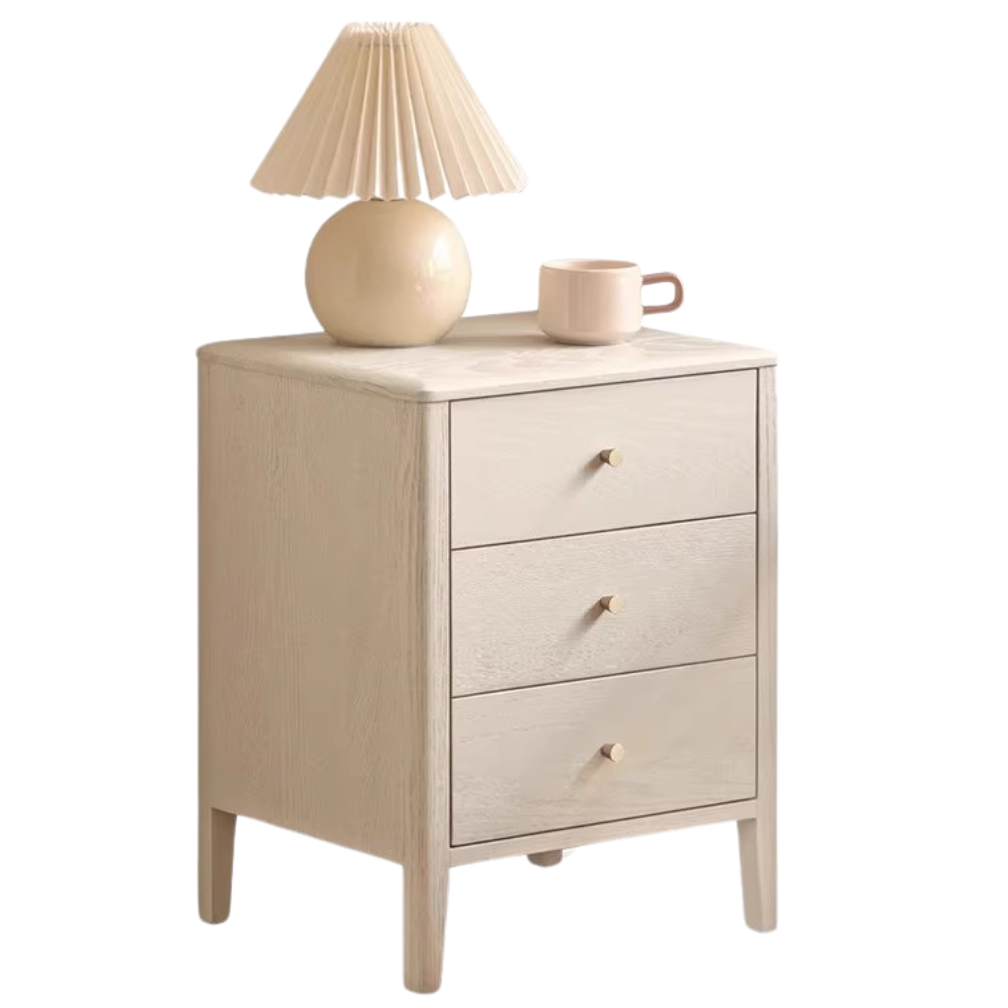 Oak, Cherry Solid Wood Nightstand