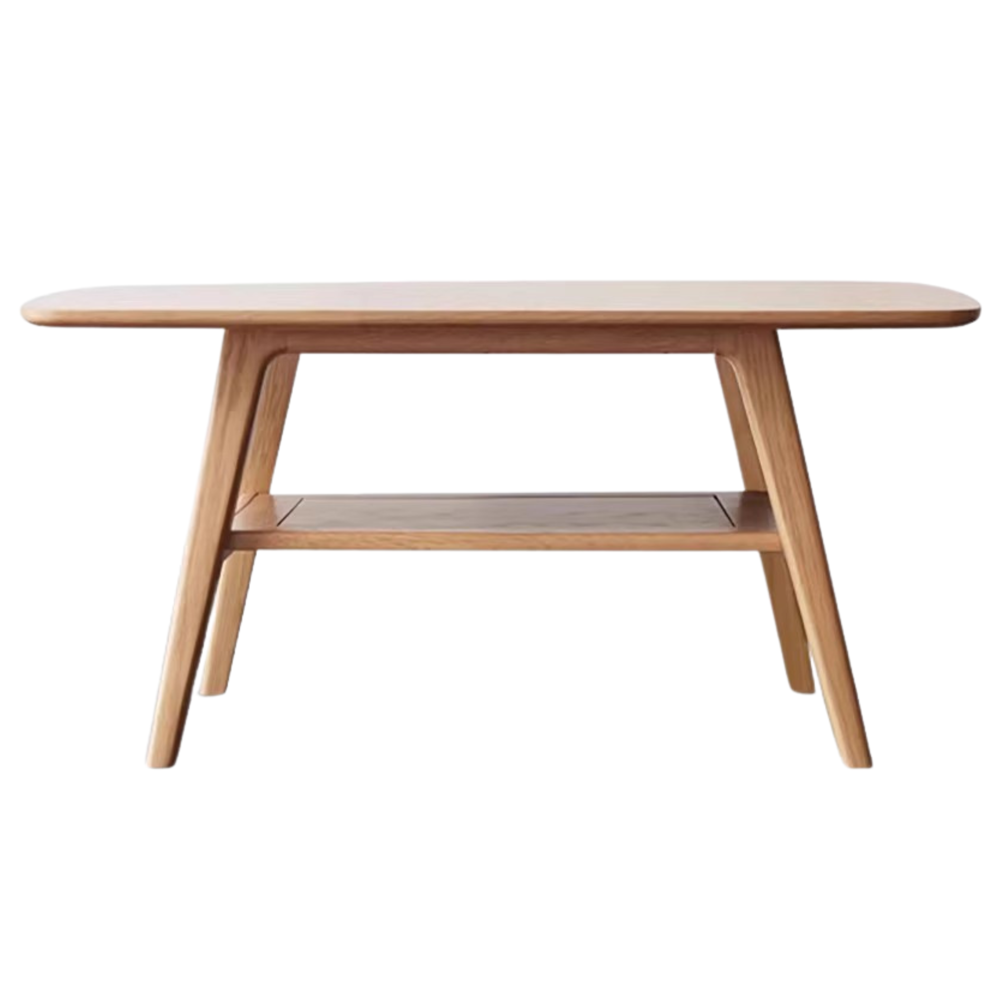 Oak Solid Wood Modern Coffee Table