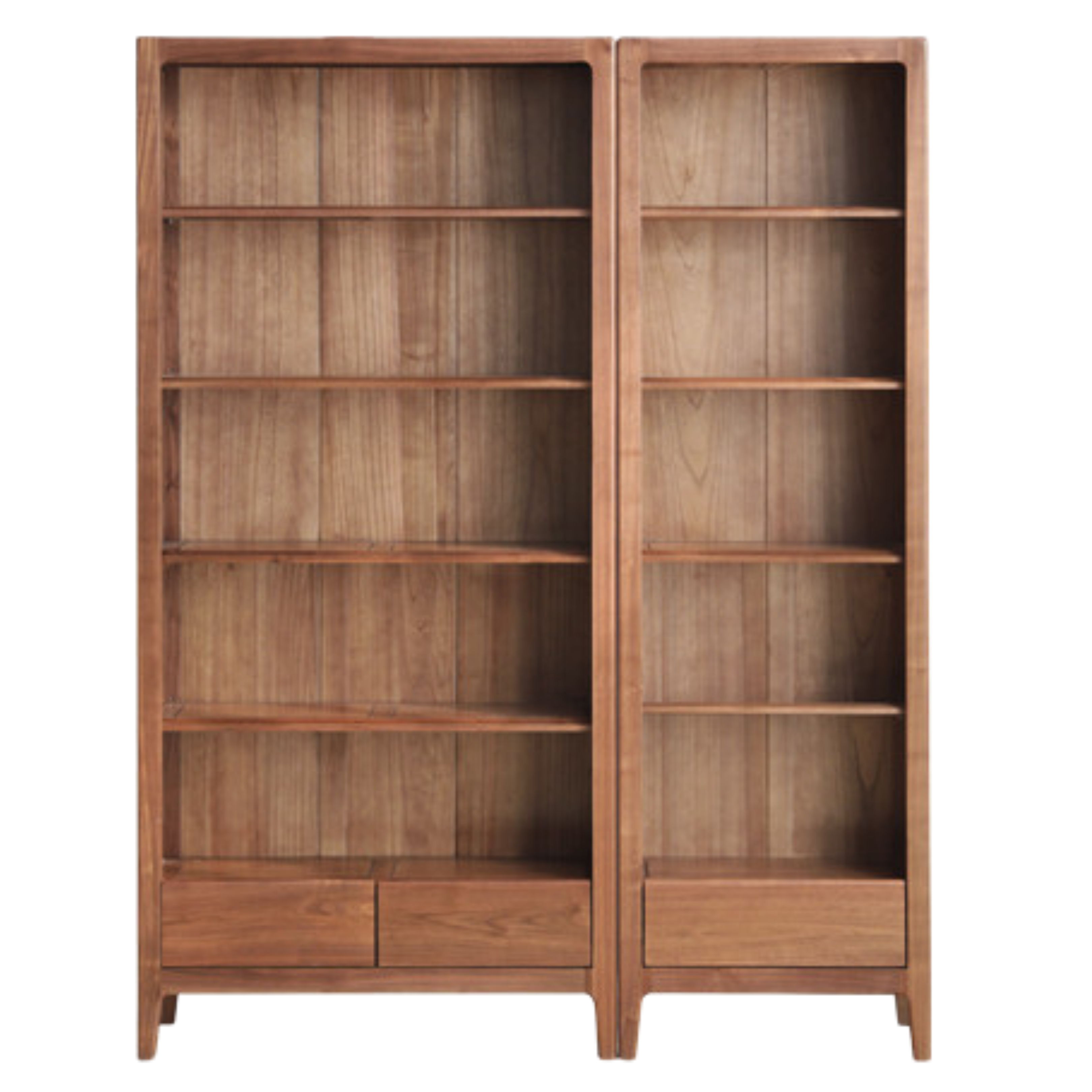 Ash Solid Wood Combination Bookcase Bookshelf