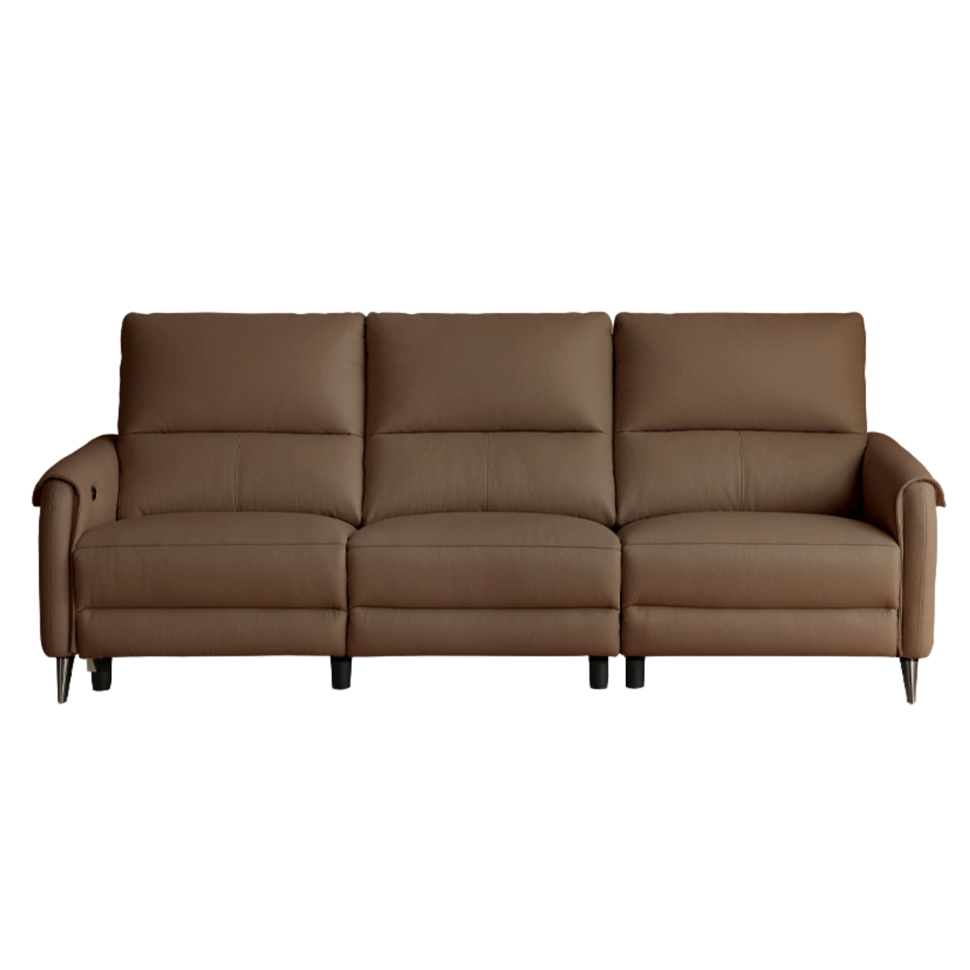 Genuine Leather Zero Wall Multifunctional Electric Sofa, Top Layer Cowhide Sofa.