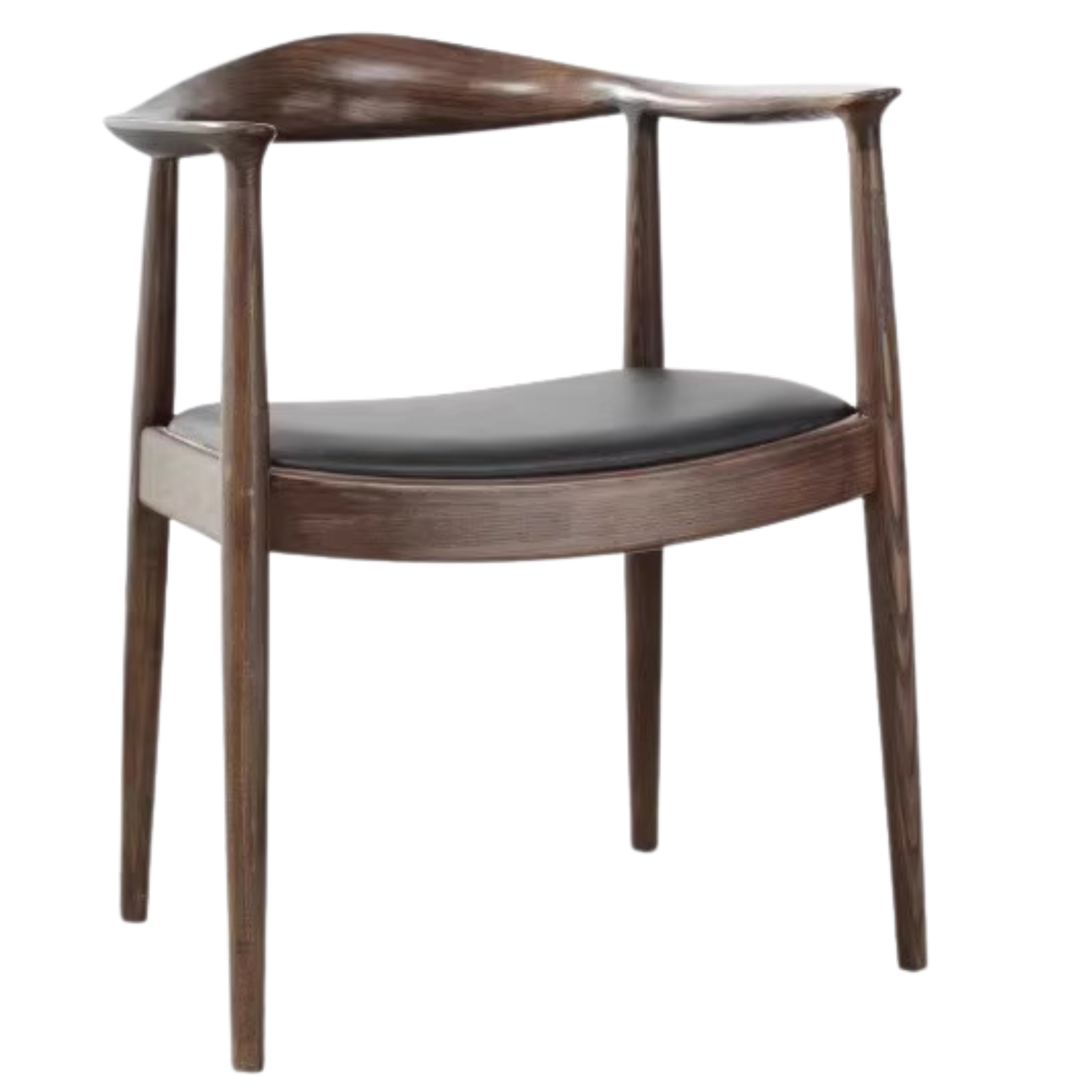 Ash Solid Wood Japanese Presidential Dining Chair