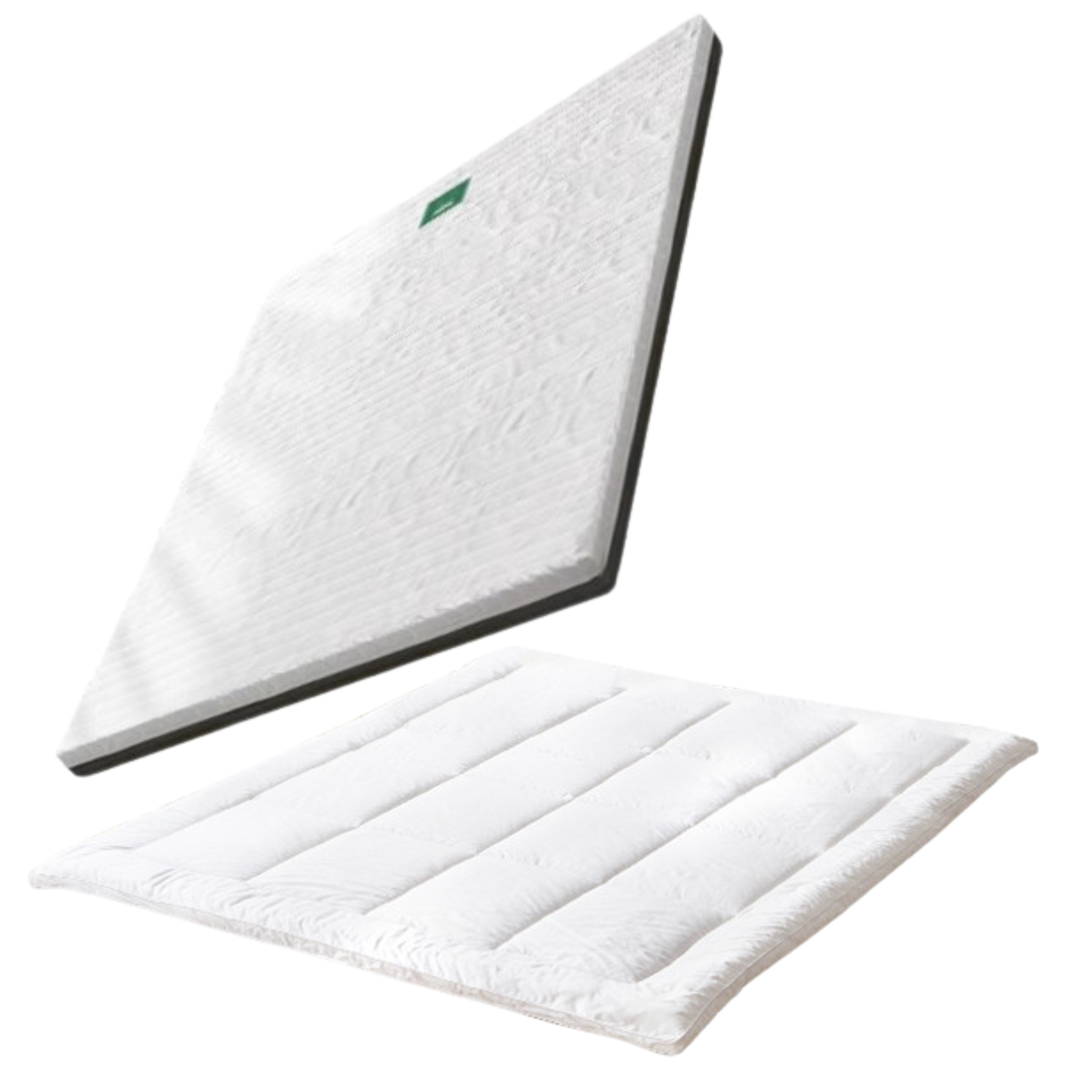 Zero-Glue Natural Coconut Fiber Eco-Friendly Double Mattress, Thin and Firm with Spinal Support 12cm, 8cm, 6cm