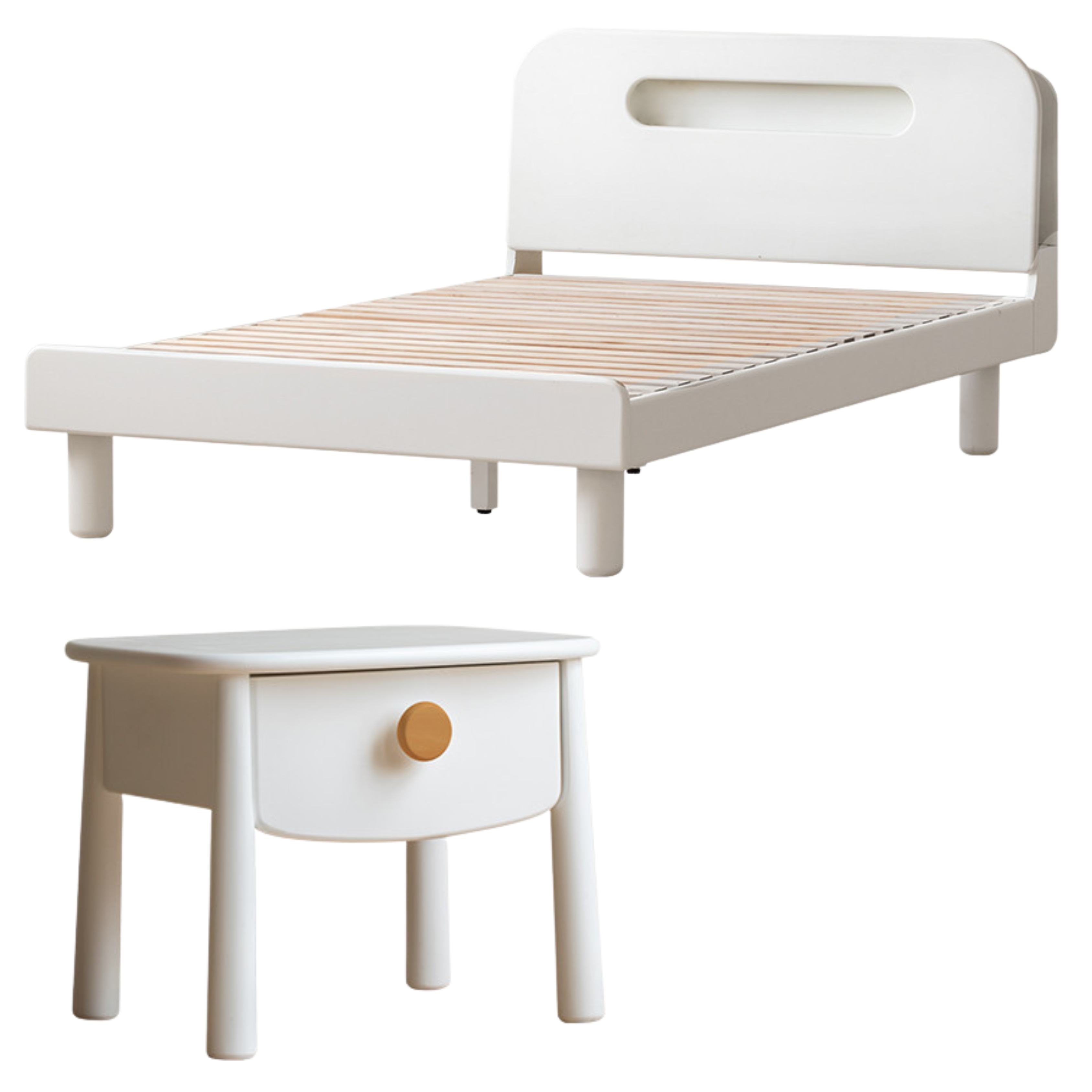 Poplar solid wood with LED light<