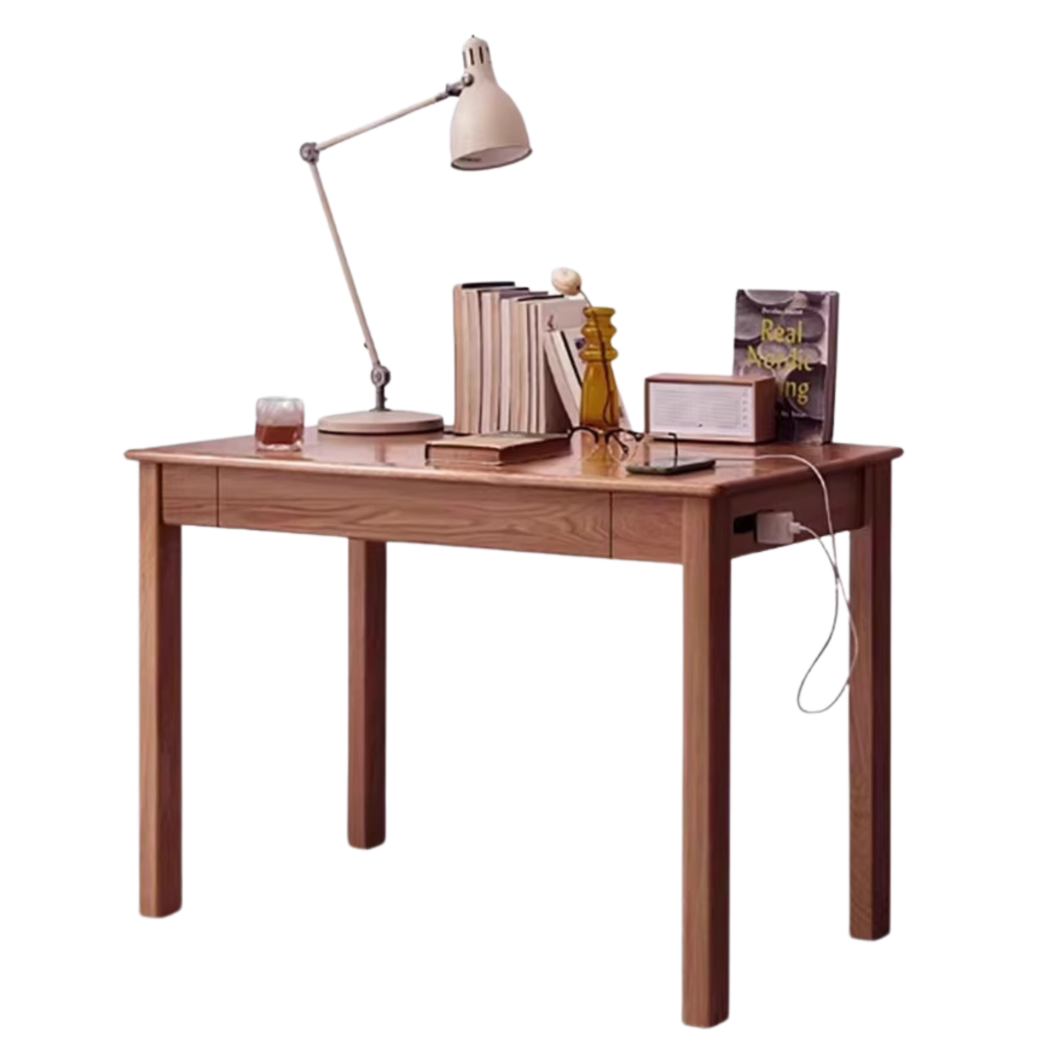 Black Walnut ,Oak, Ash, Sandalwood Solid Wood Office Desk