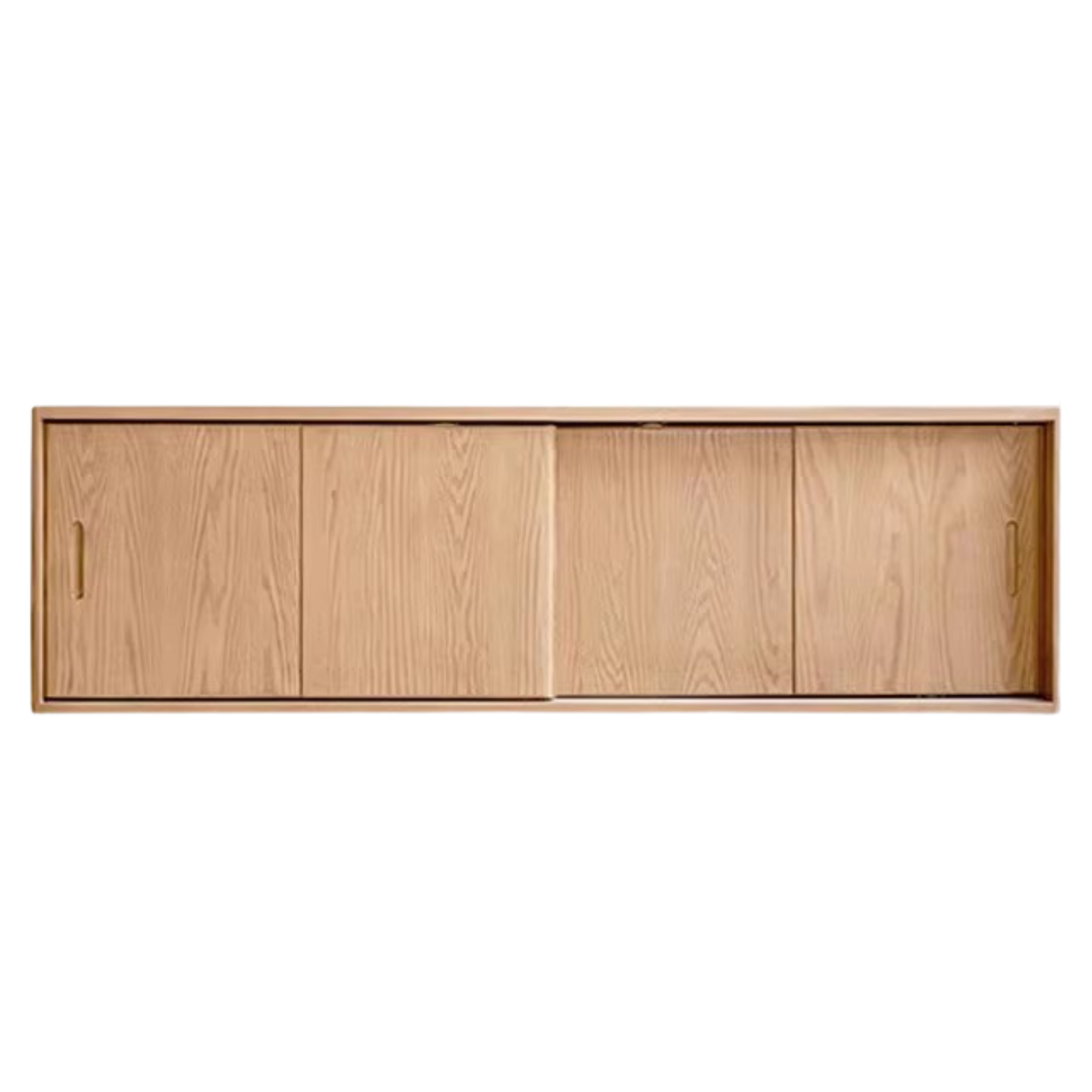 Oak, Ash Solid Wood Wardrobe Sliding Door.
