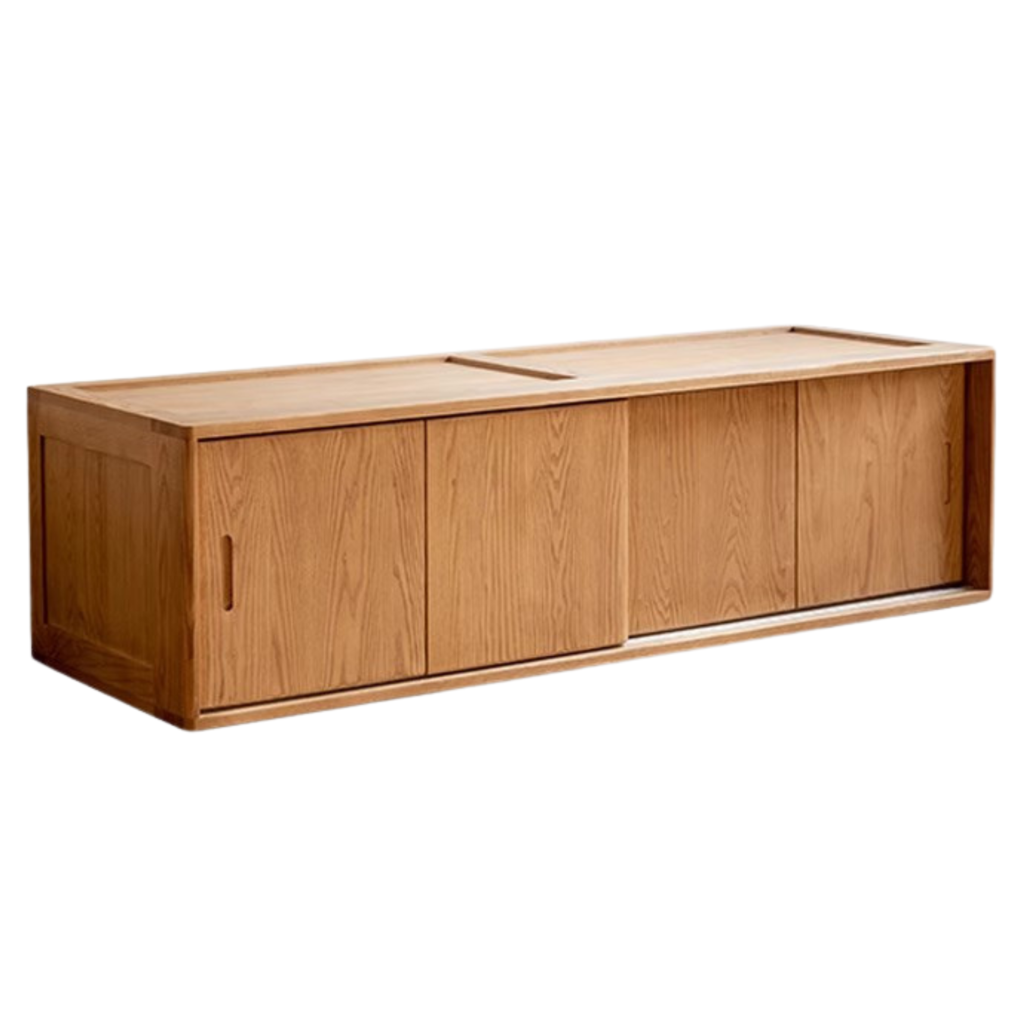 Oak, Ash Solid Wood Wardrobe Sliding Door.