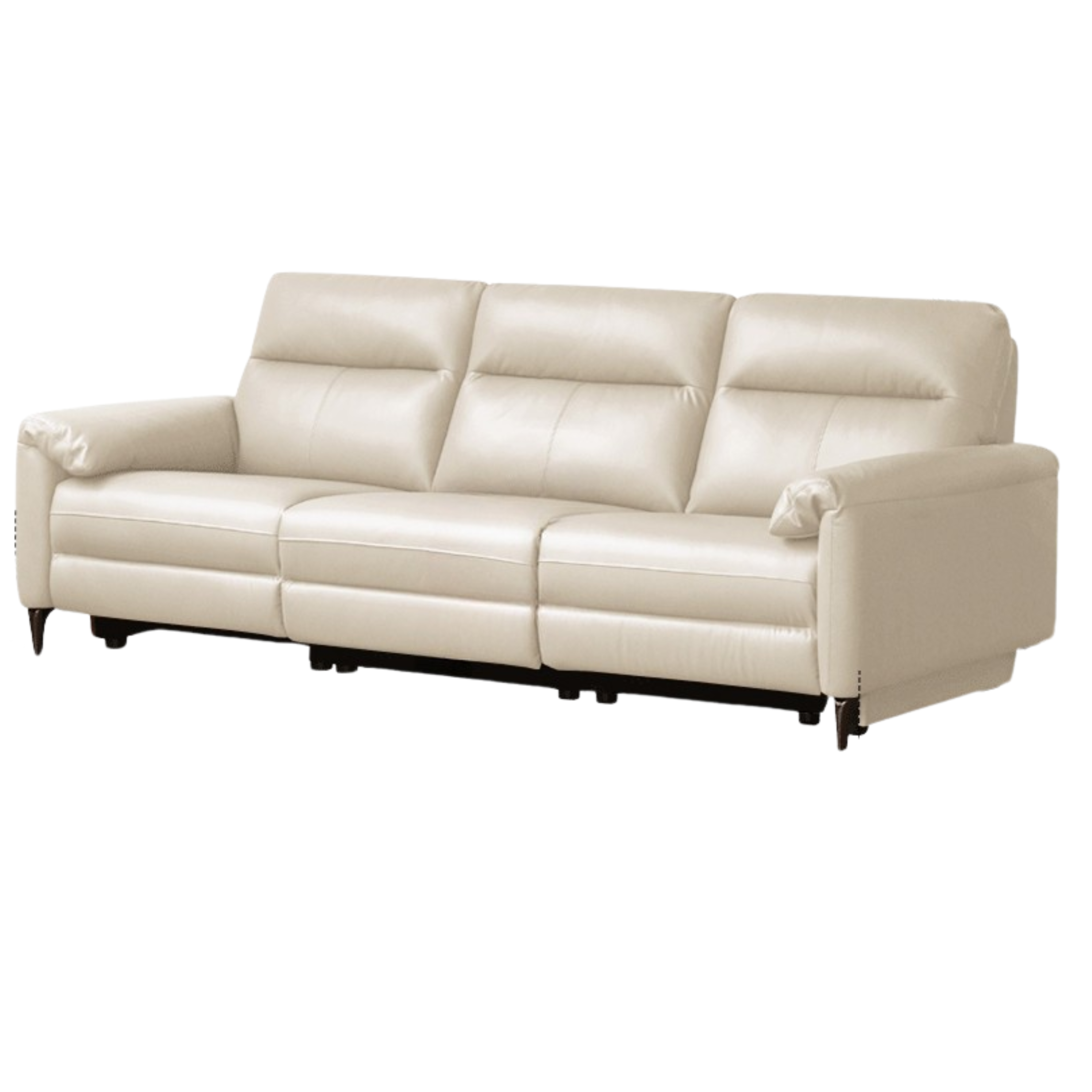 Leather Electric Zero Wall Sofa Italian Light Luxury.