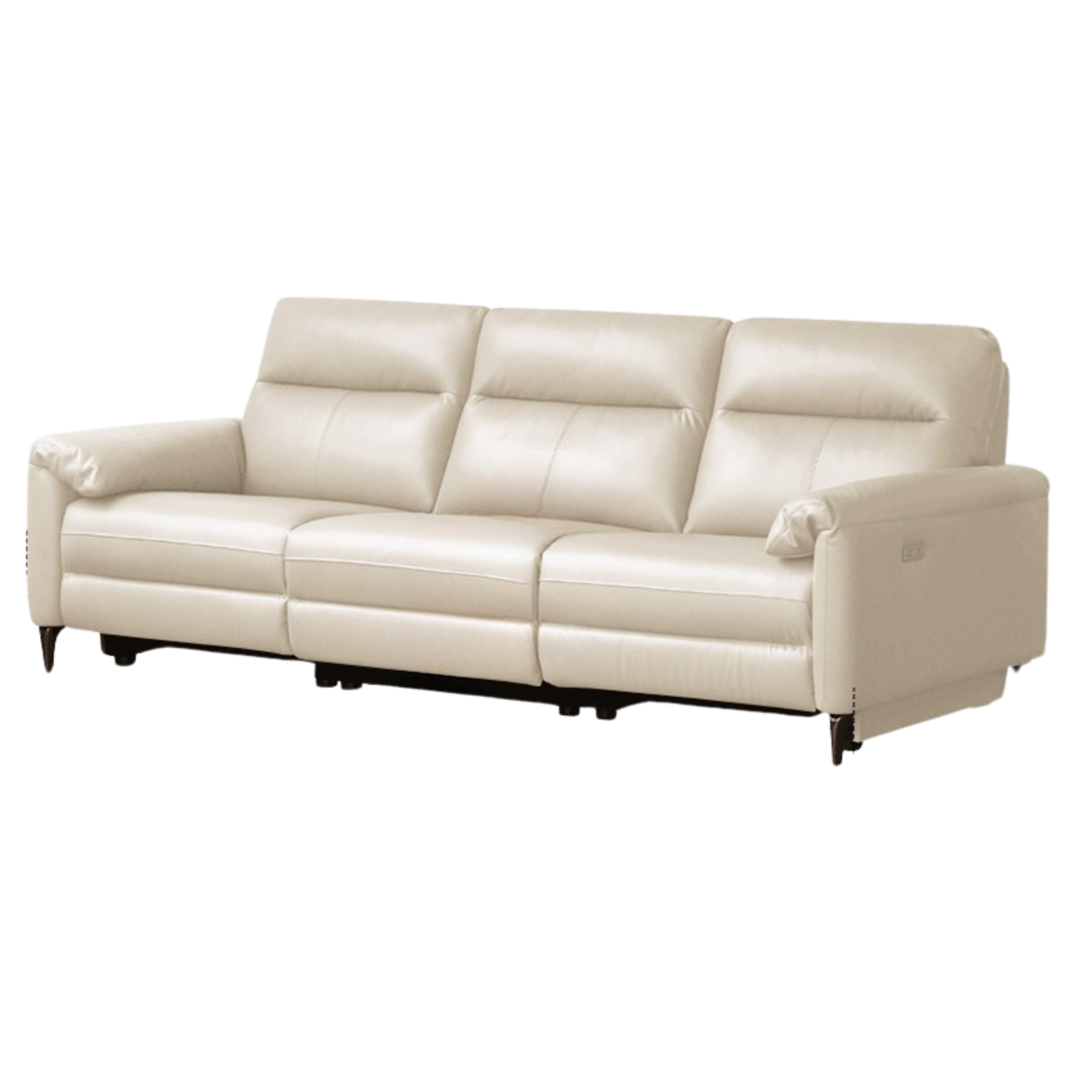 Leather Electric Zero Wall Sofa Italian Light Luxury.