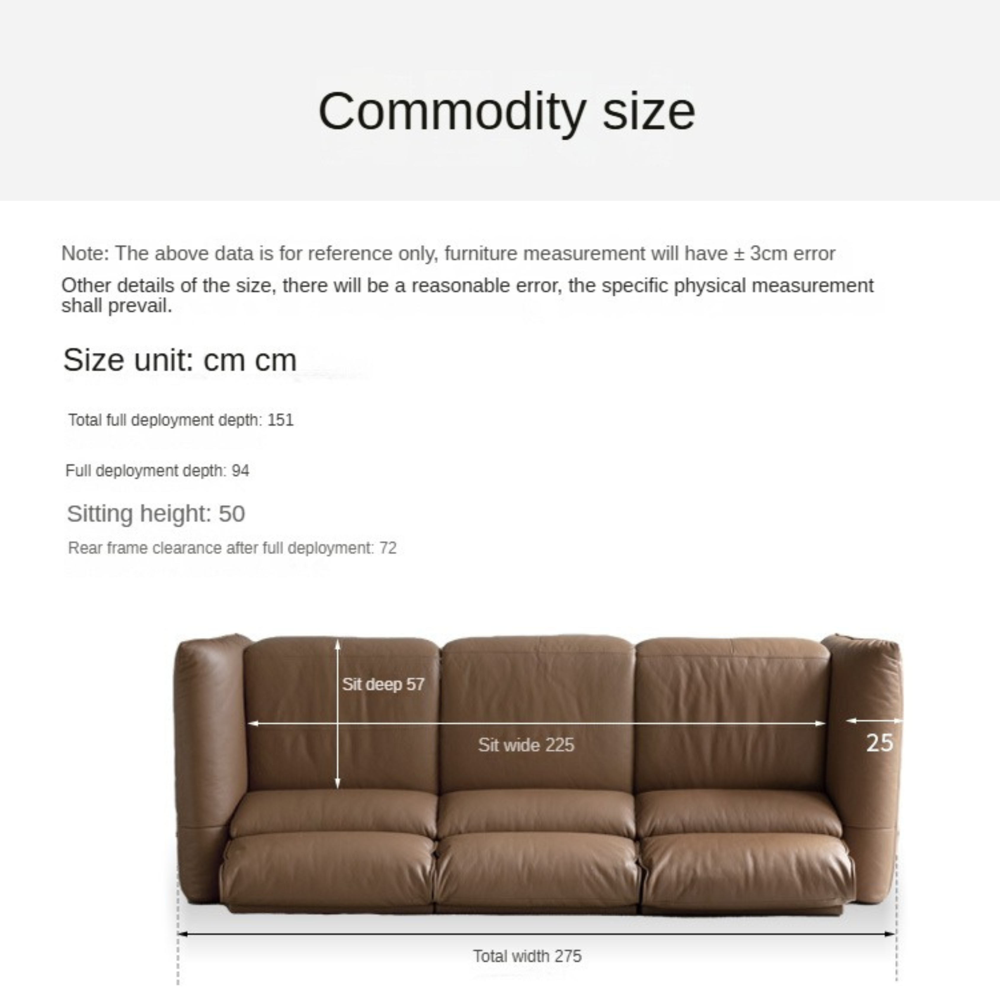 Leather Electric Luxury High Backrest Sofa,