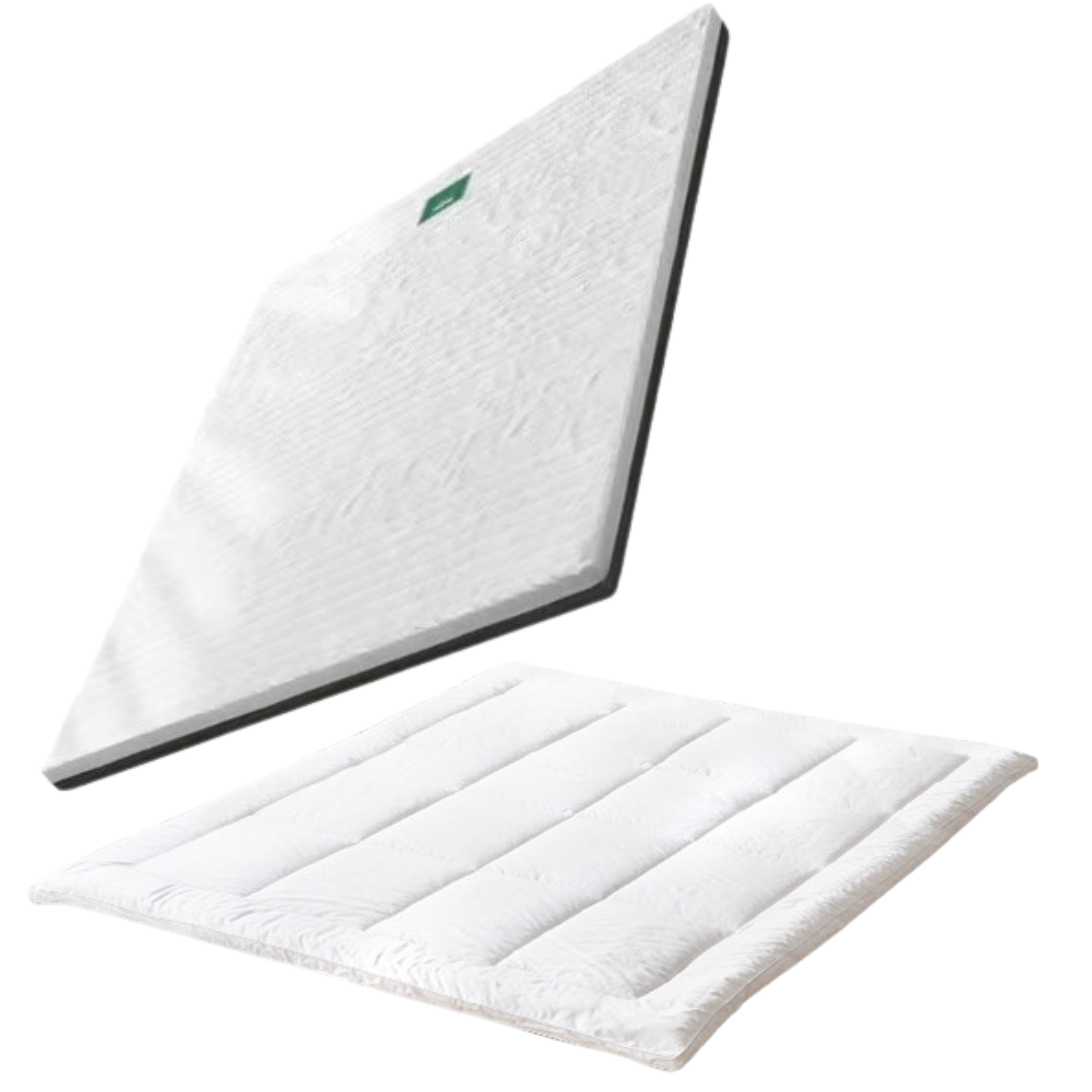 Zero-Glue Natural Coconut Fiber Eco-Friendly Double Mattress, Thin and Firm with Spinal Support 12cm, 8cm, 6cm