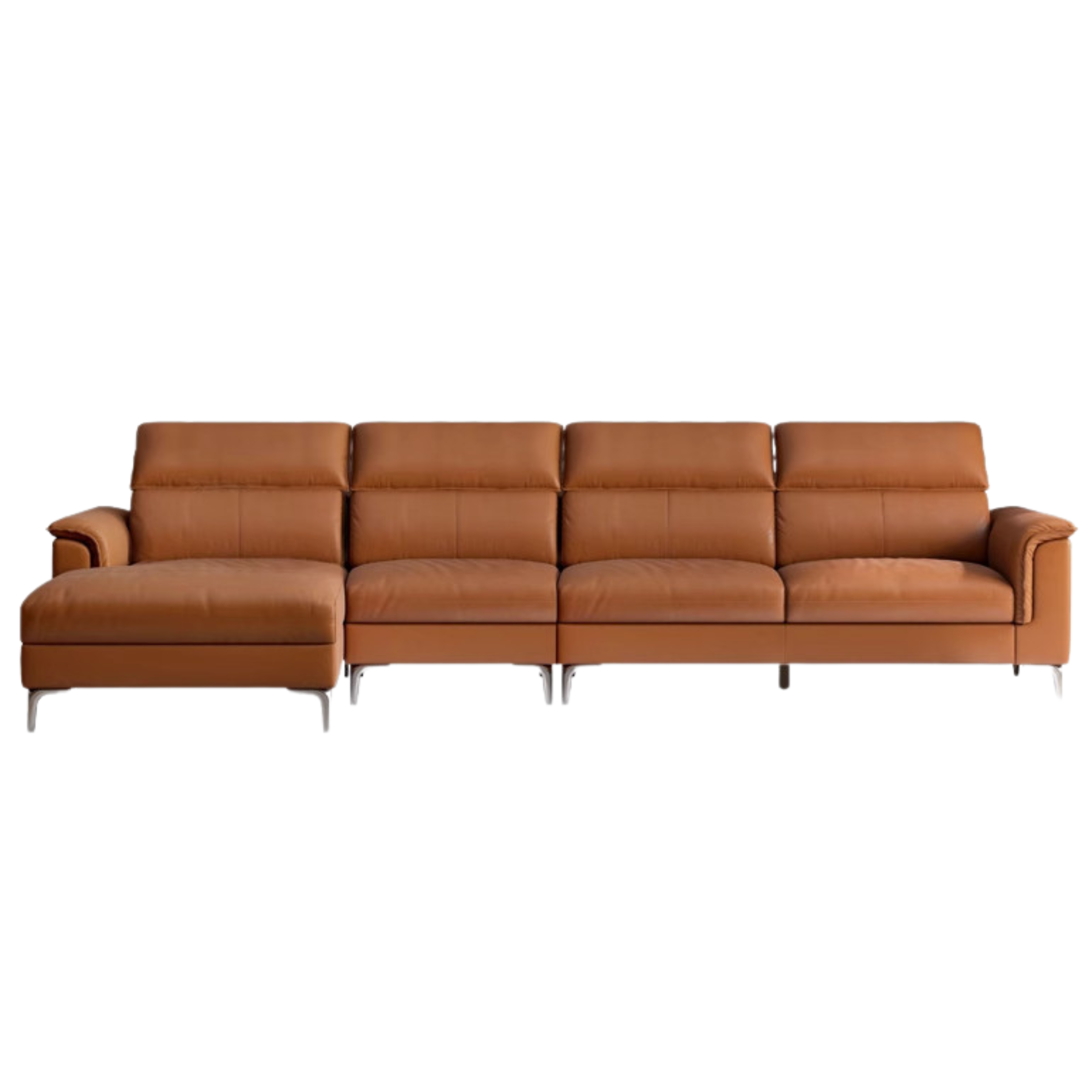 Genuine LeatherSofa, Light Luxury Top Layer Cowhide Italian Sofa.