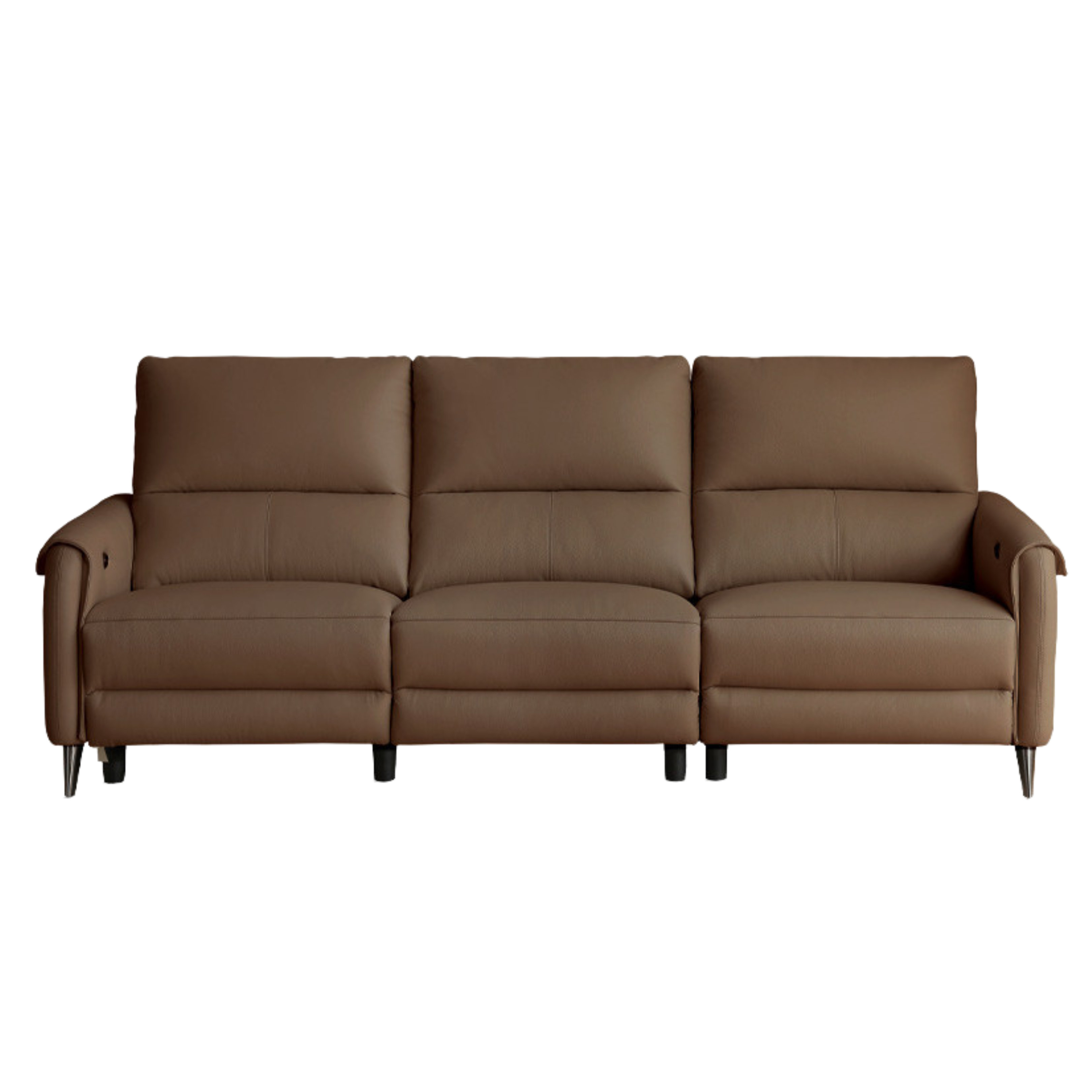 Genuine Leather Zero Wall Multifunctional Electric Sofa, Top Layer Cowhide Sofa.