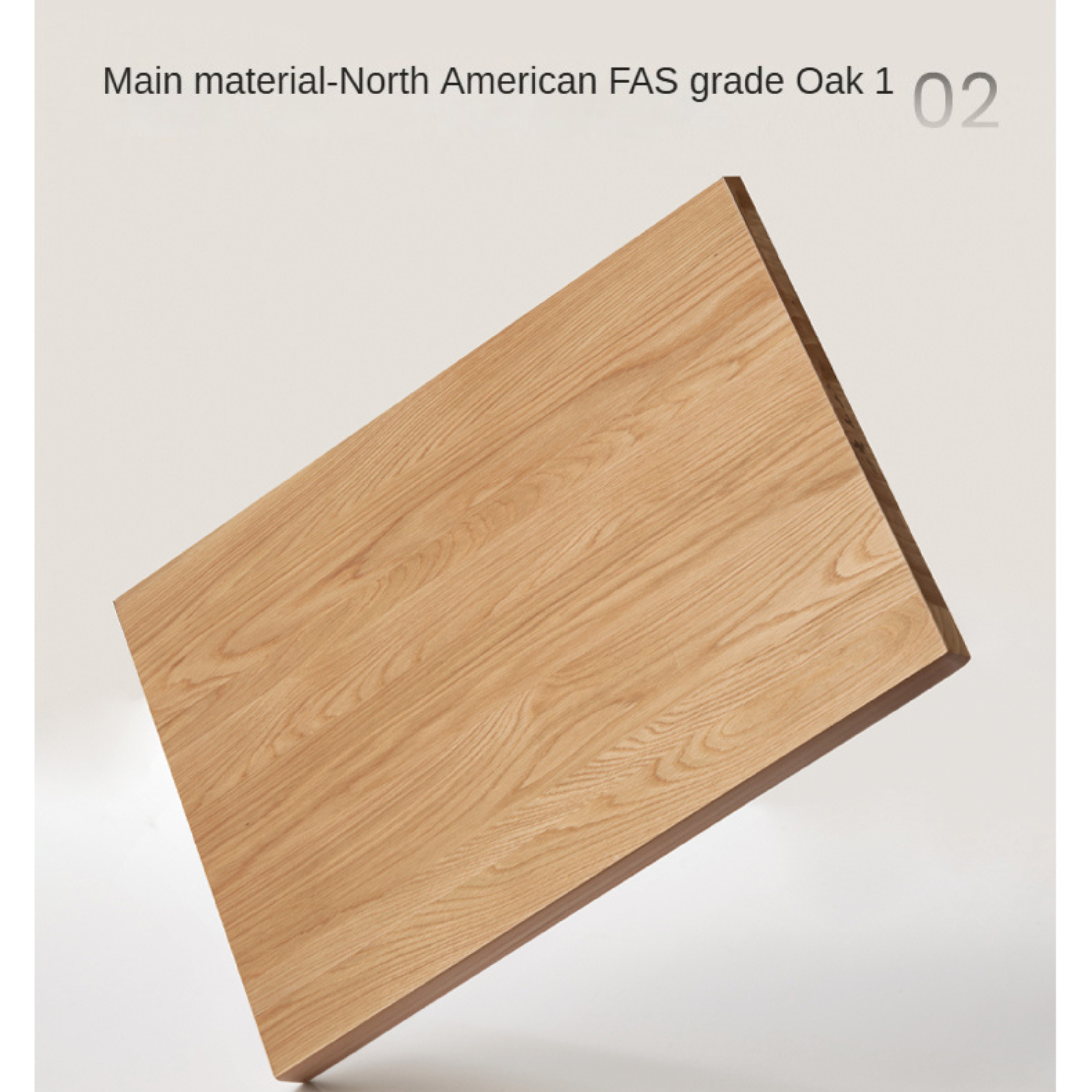 Oak Solid Wood Retractable Dressing Table.