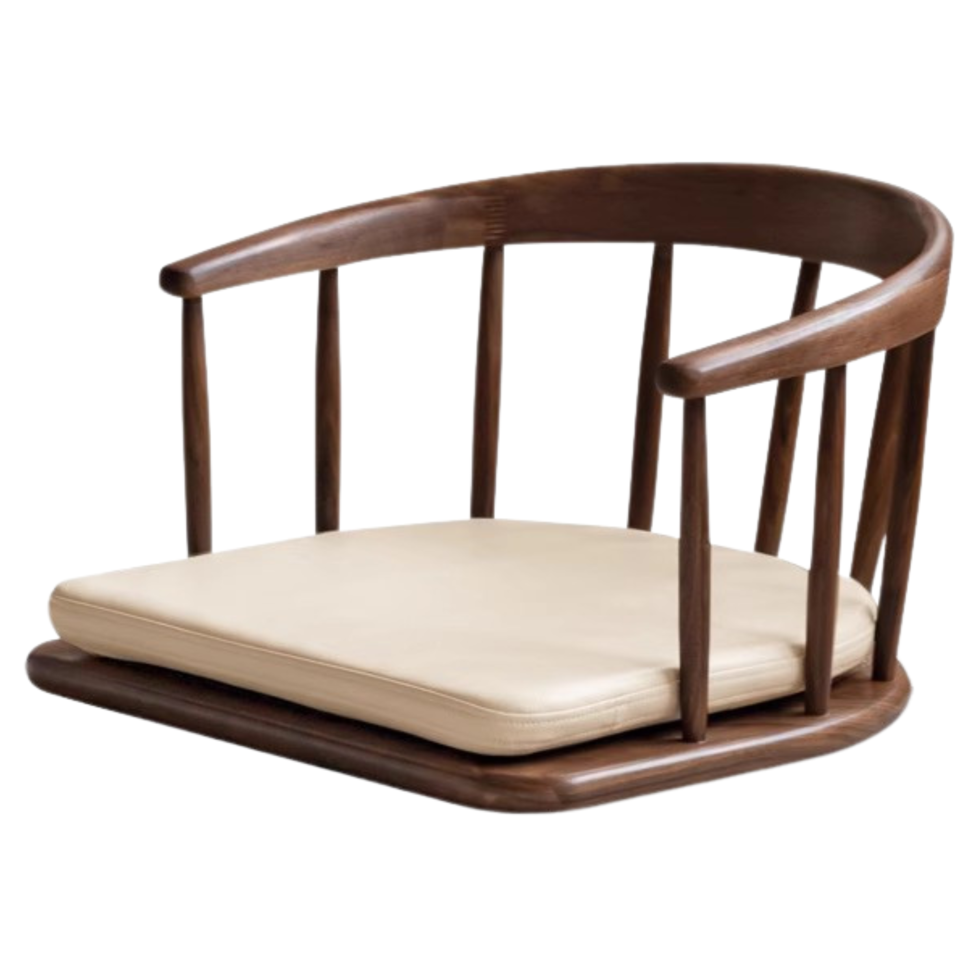 Black Walnut Solid Wood Tea Chair