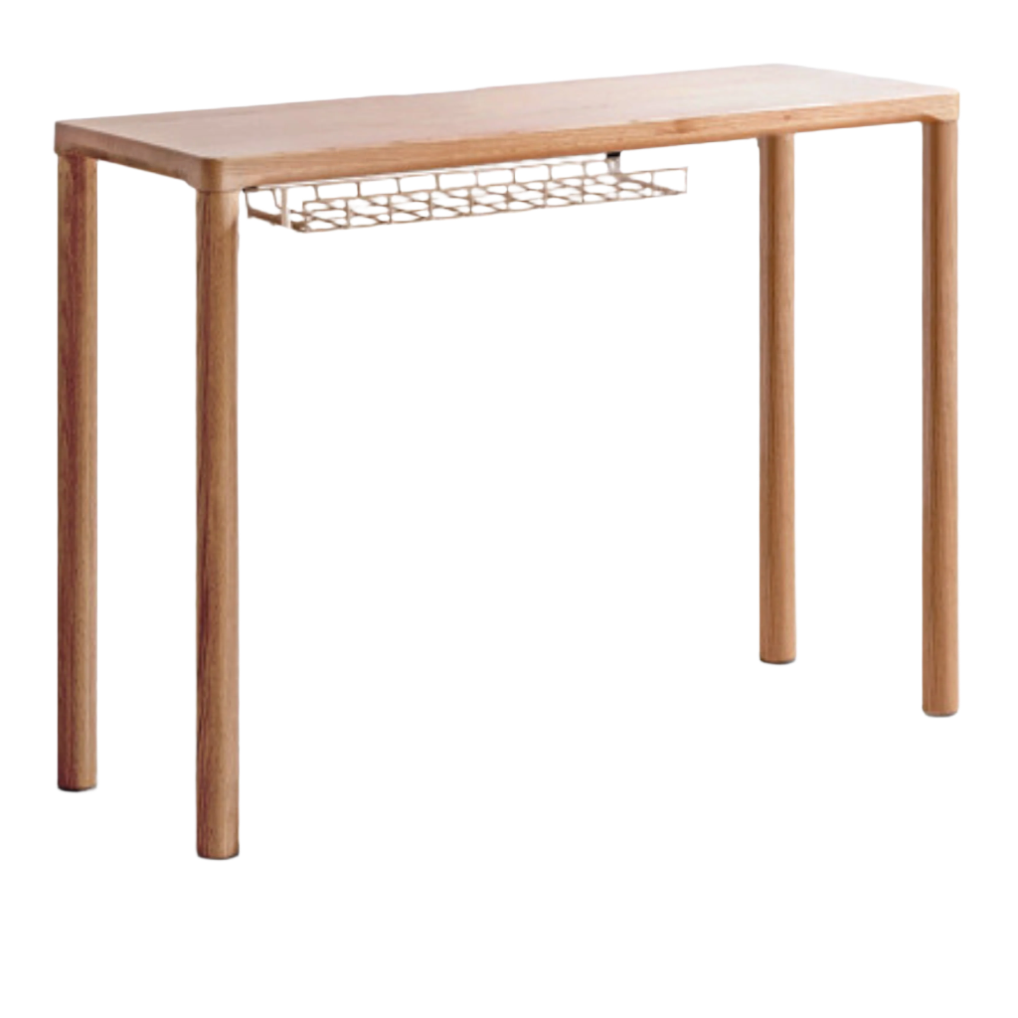 Oak Solid Wood Two-level Stackable Office Desks