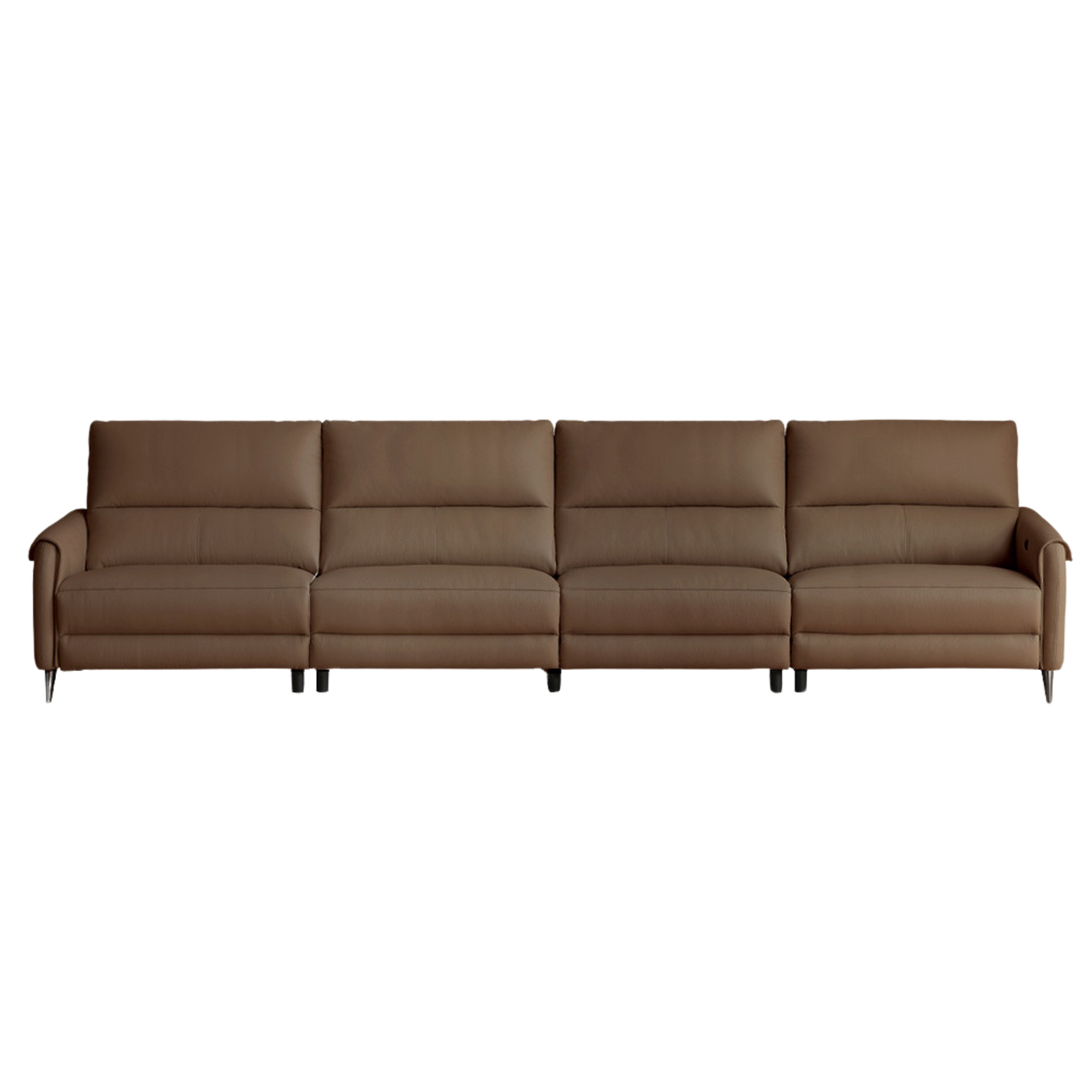 Genuine Leather Zero Wall Multifunctional Electric Sofa, Top Layer Cowhide Sofa.