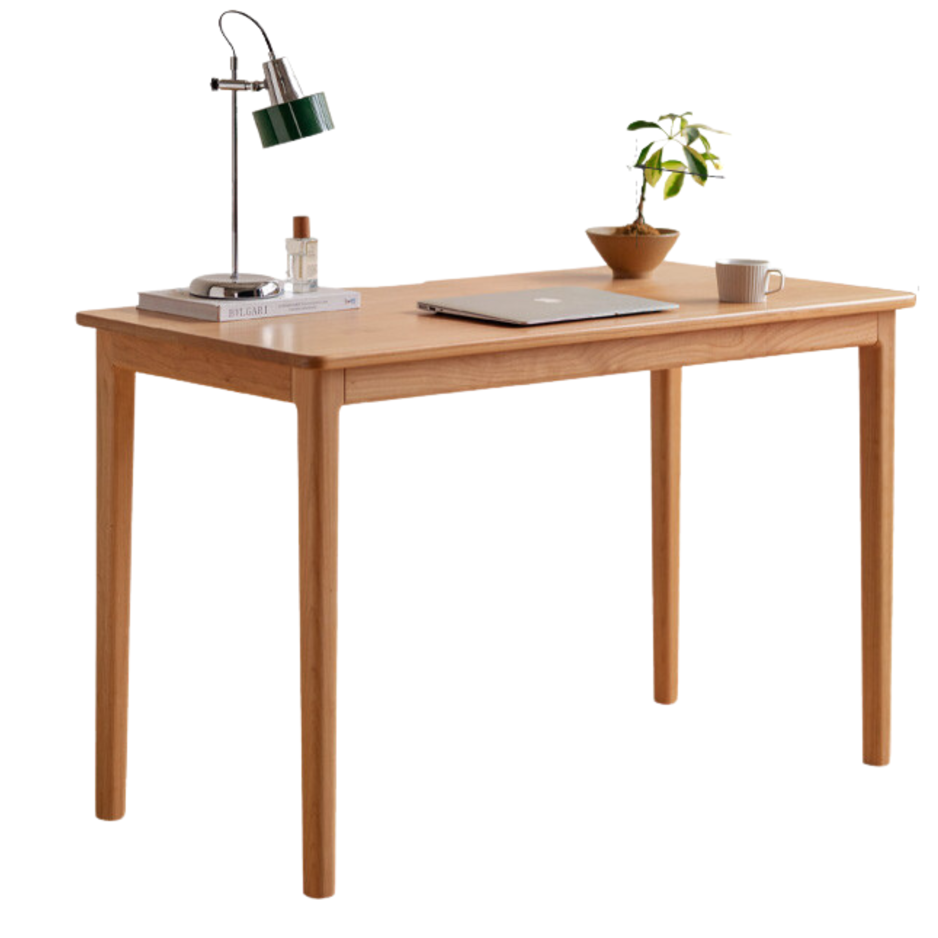 Cherry Solid Wood Desk Medieval Study Computer Desk