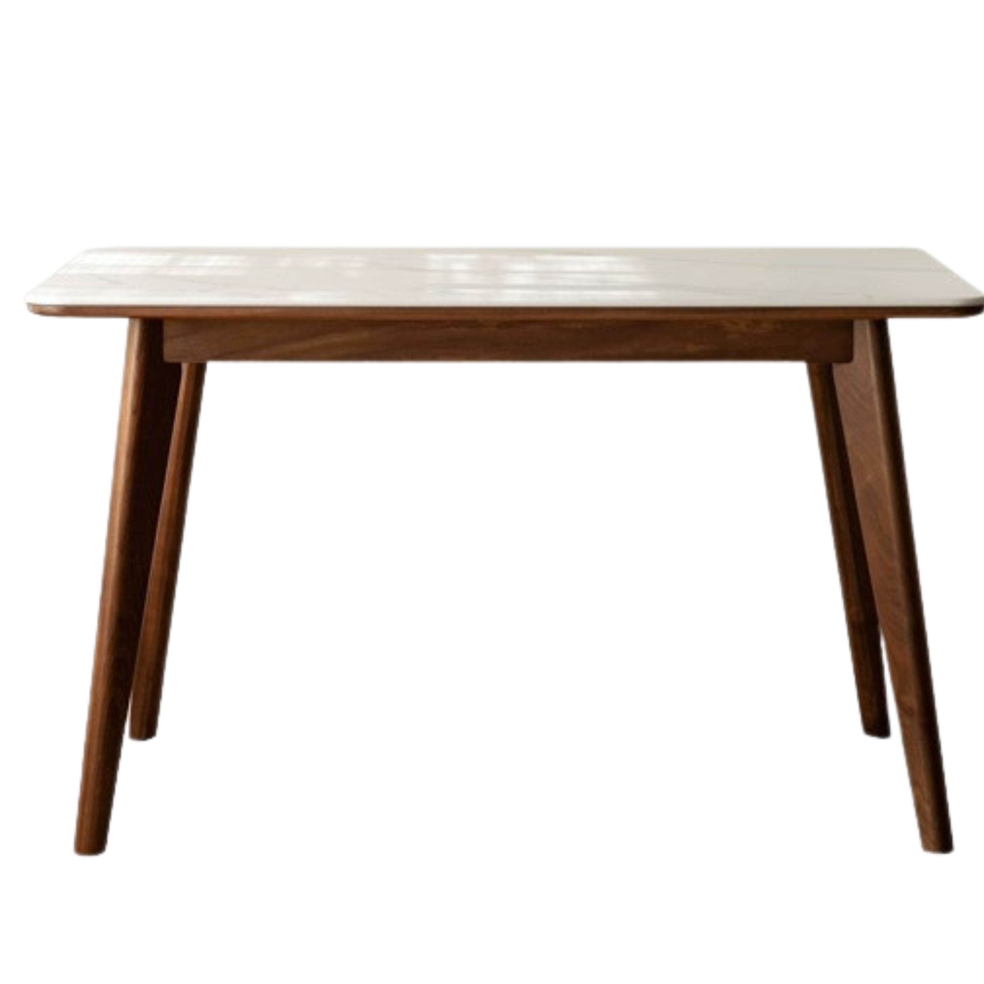 Ash, Black Walnut Solid Wood Slate Dining Table