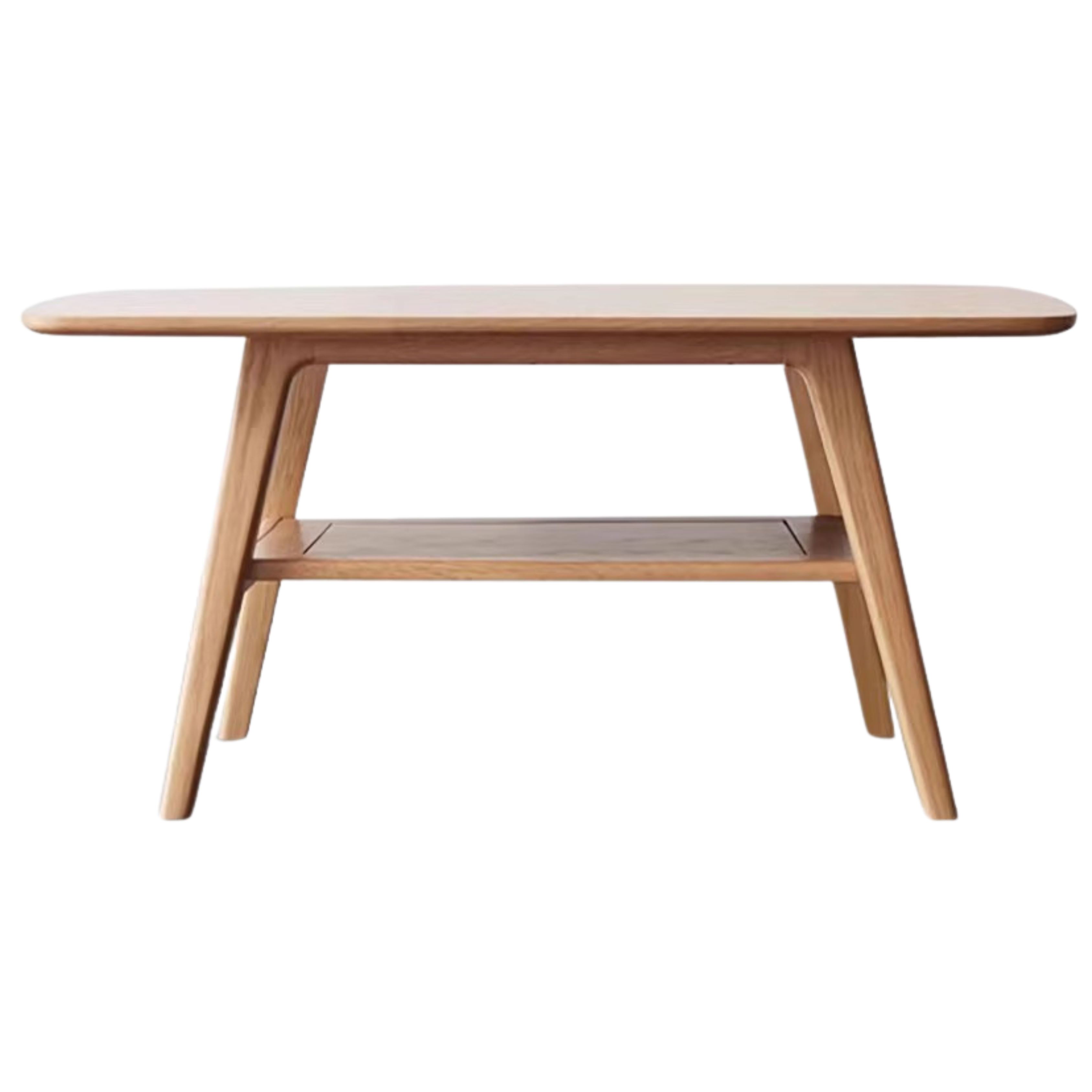 Oak Solid Wood Modern Coffee Table