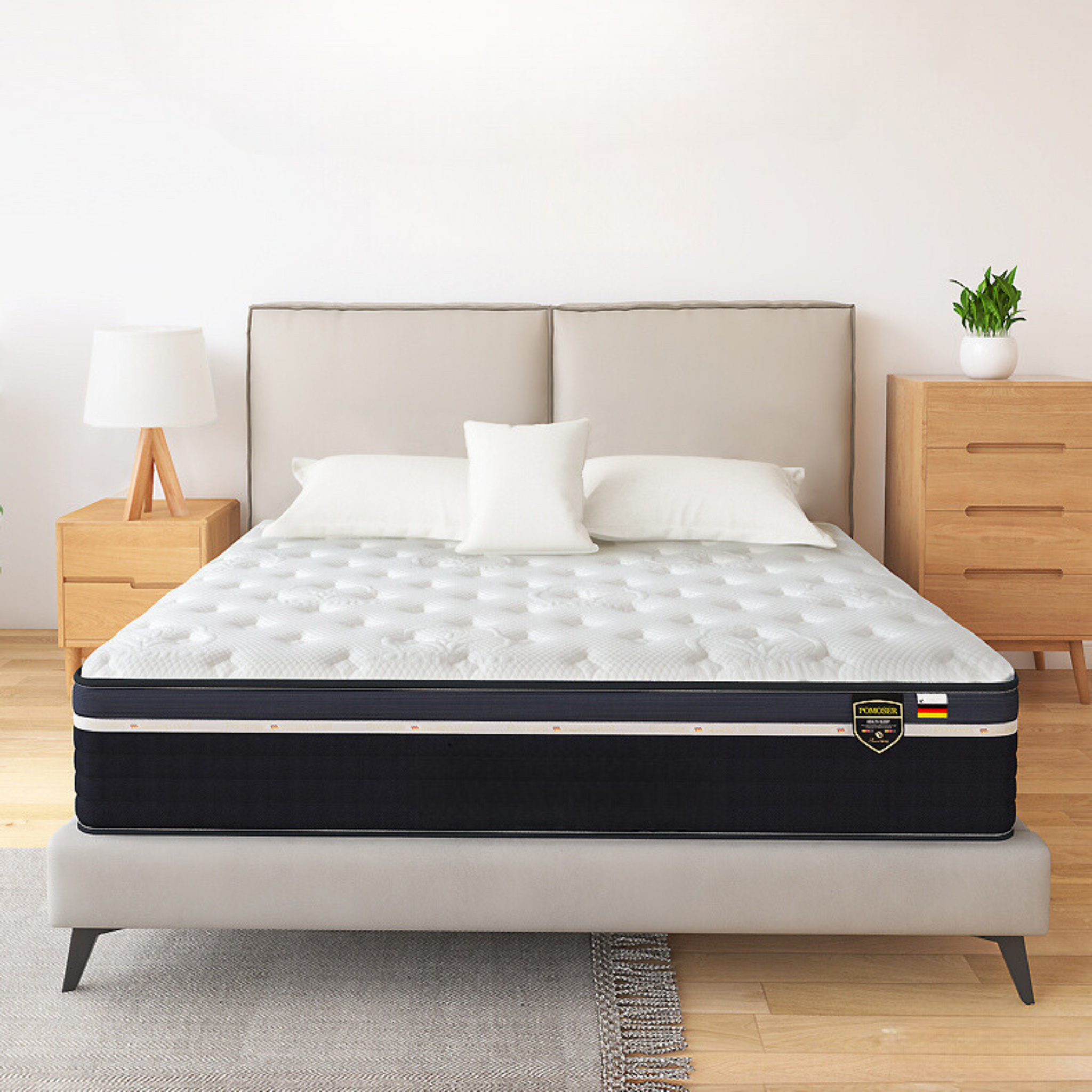 Bedstory gel infused memory foam mattress with pocket coil new arrivals