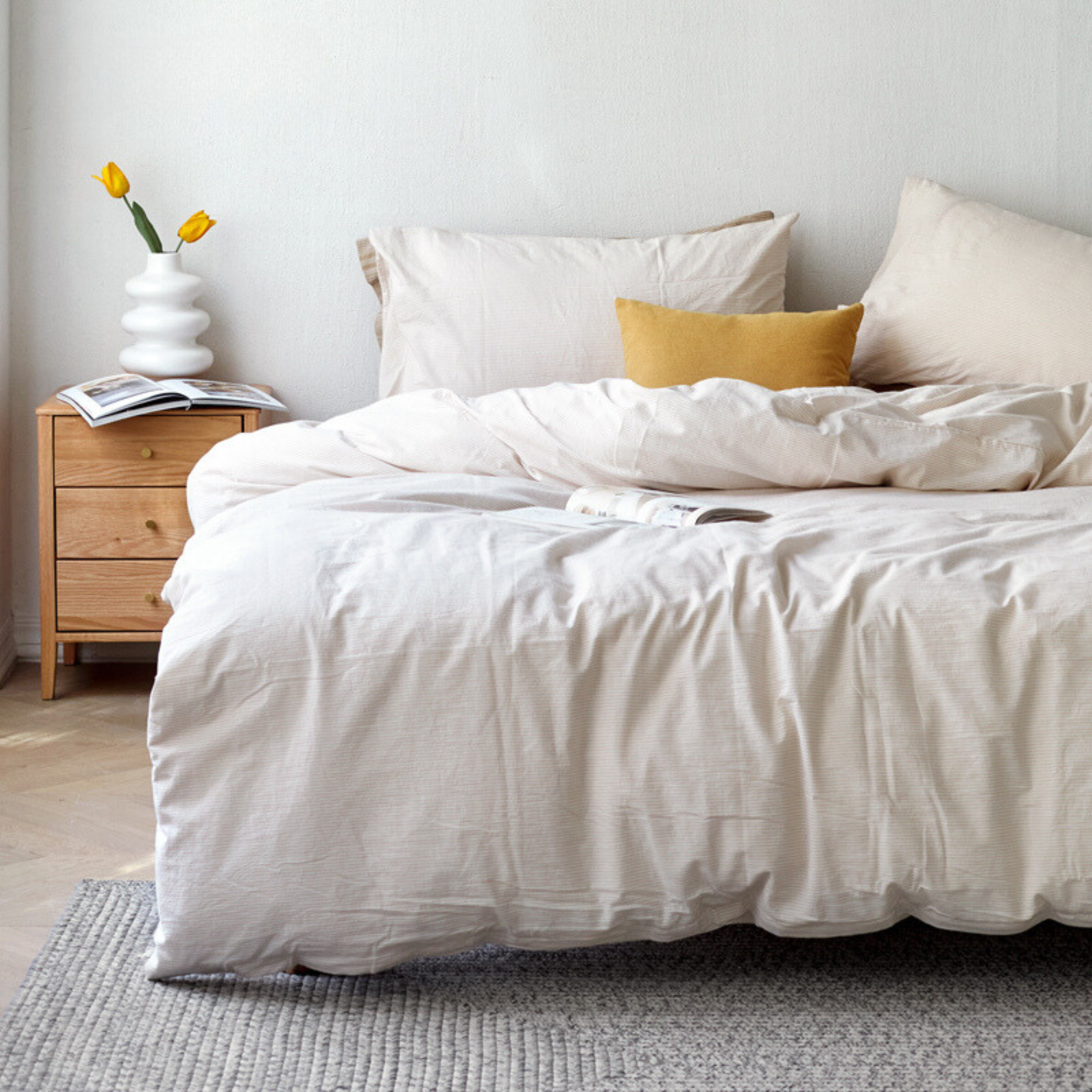 Four-piece set pure cotton bedding-