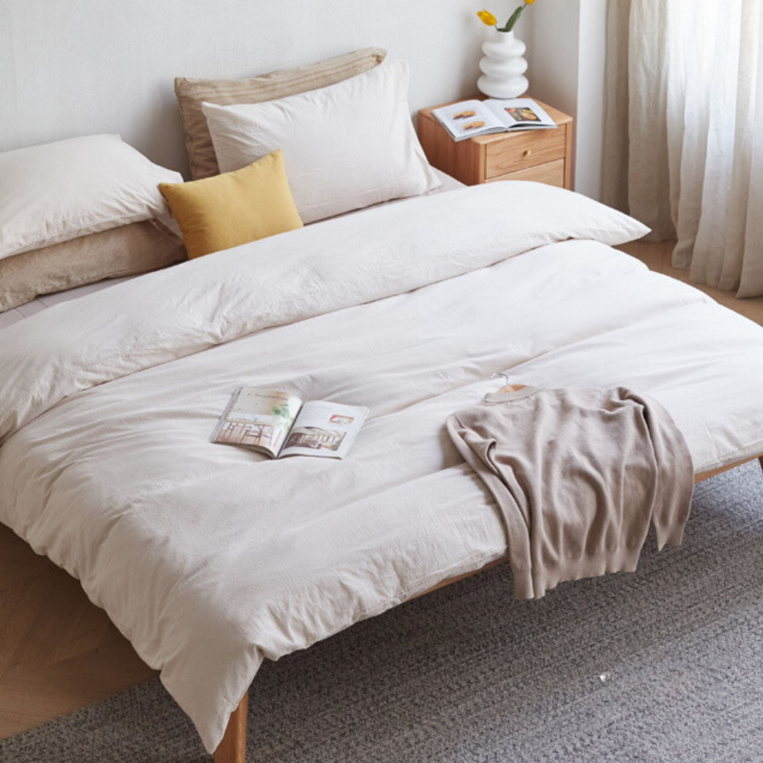 Four-piece set pure cotton bedding-