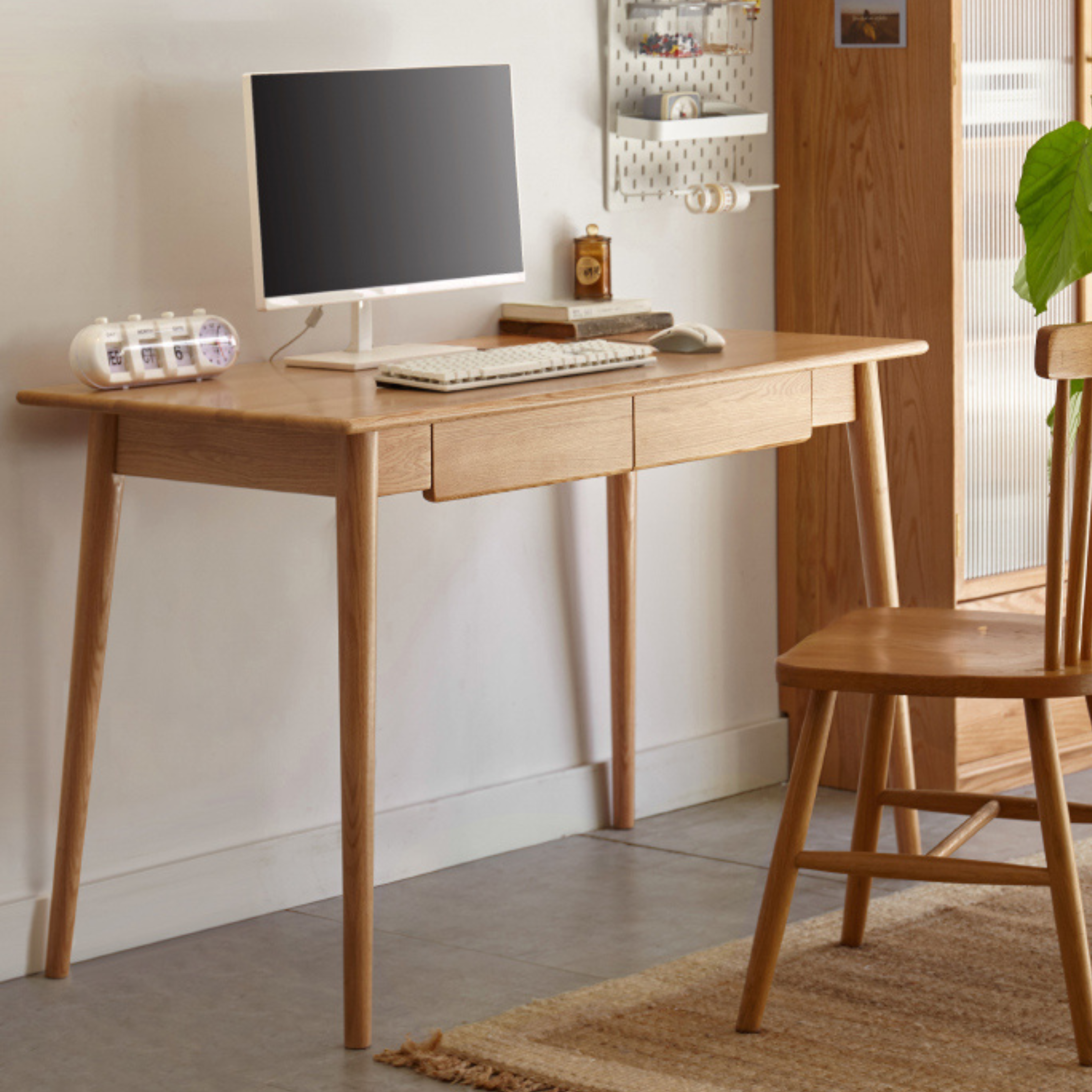 Oak Solid Wood Office Desk