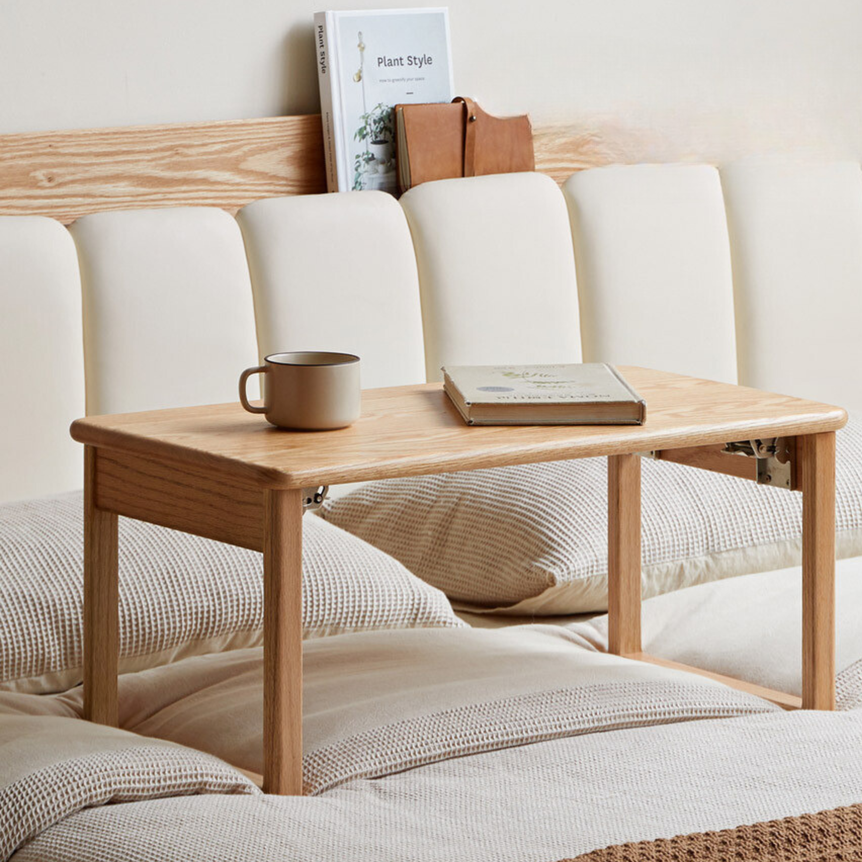Oak Solid Wood Bay Window Folding Table