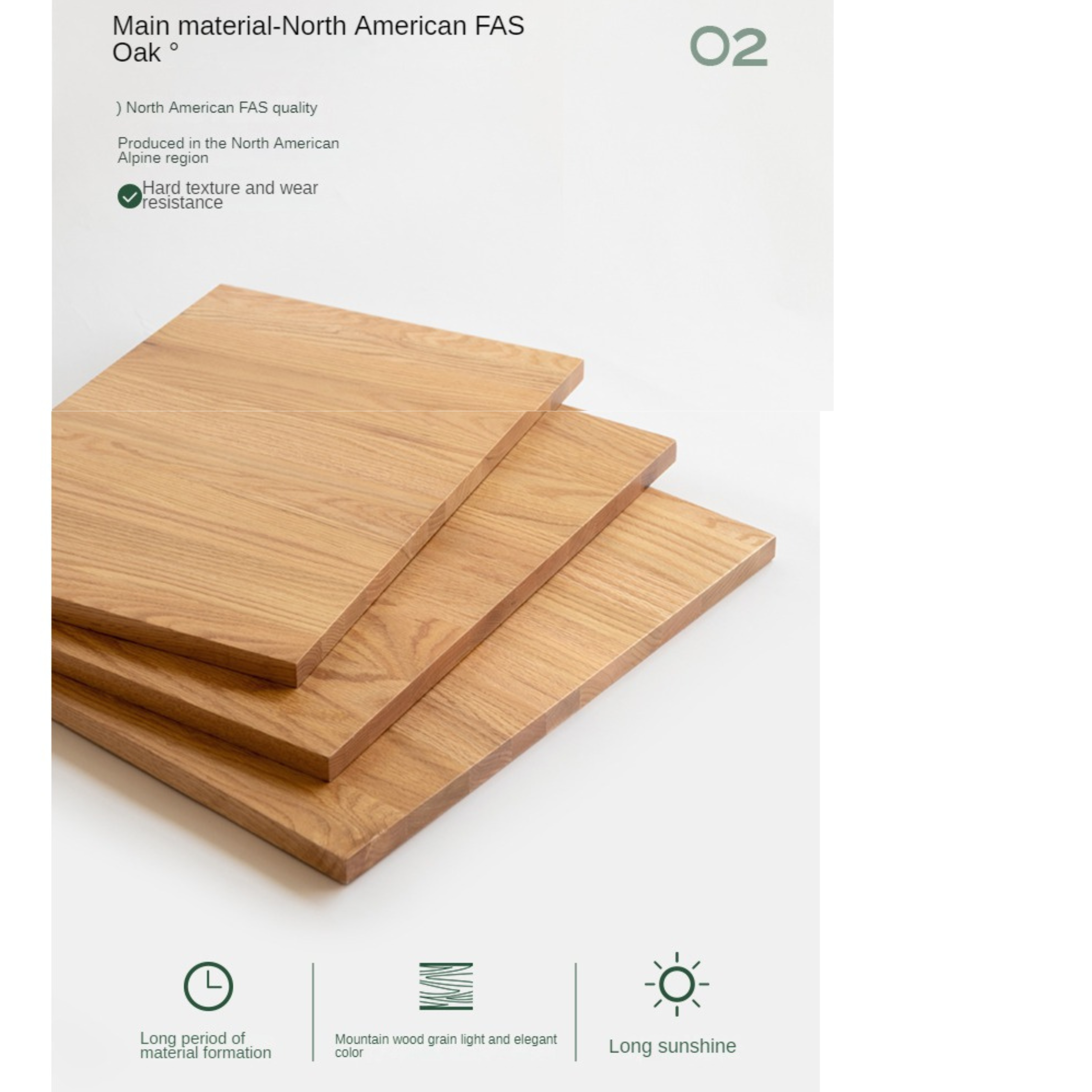 Solid RubberWood, Oak Solid Wood Wardrobe Thin Cloth Curtain.