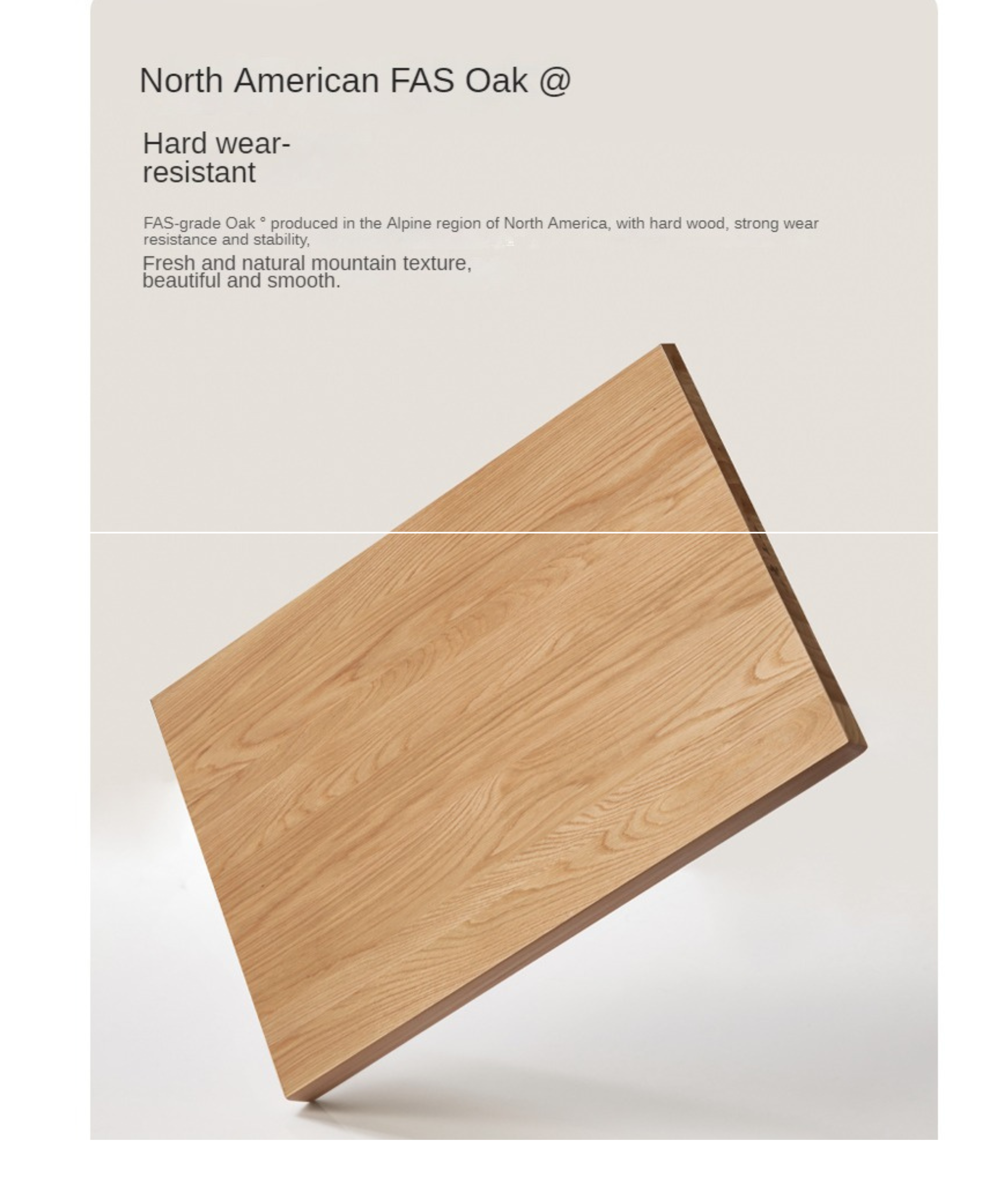Oak Solid Wood Bookshelf and Office Desk Combination